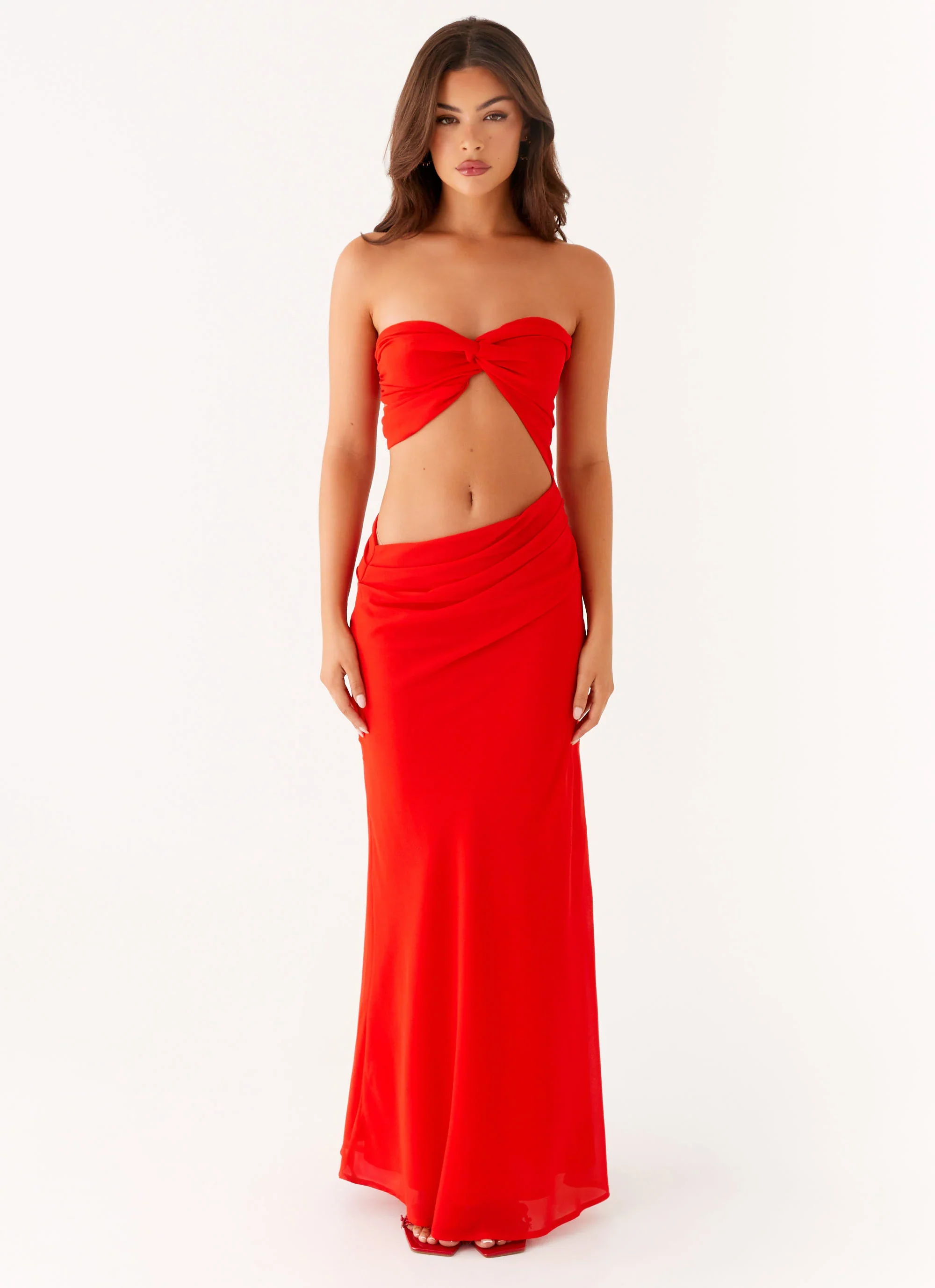 Carla Maxi Dress - Red