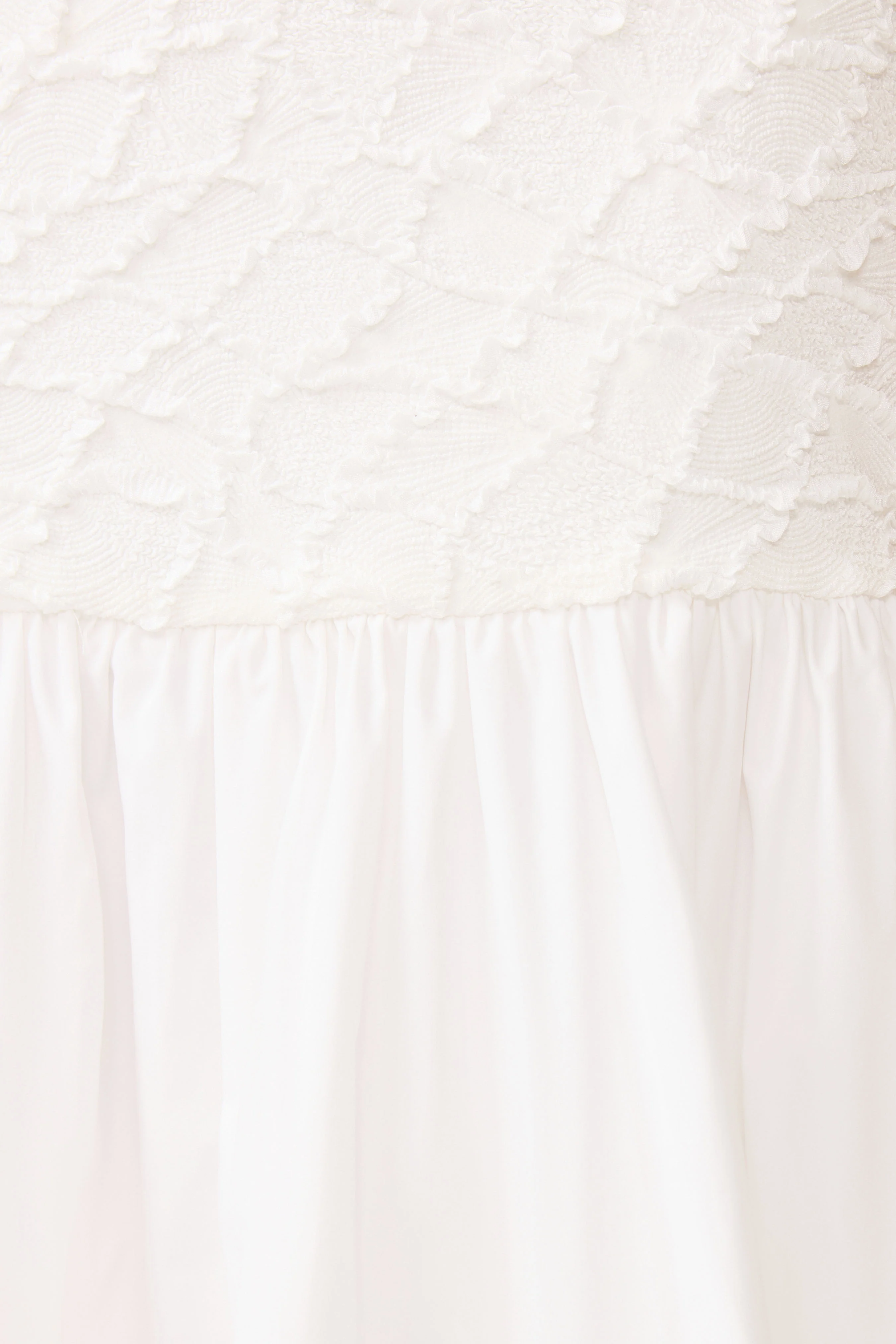 Alexandra Tiered Gown in White