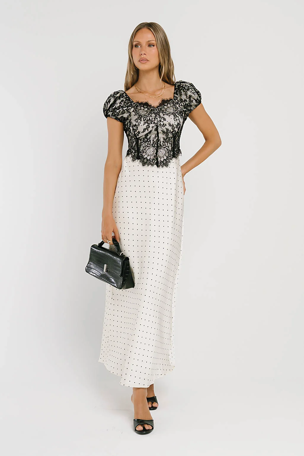 Briar Polka Dot Maxi Dress