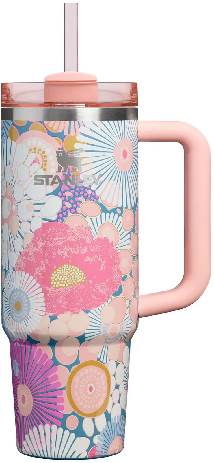 Stanley 30 oz. Quencher H2.0 FlowState Tumbler - Sorbet Wildflower