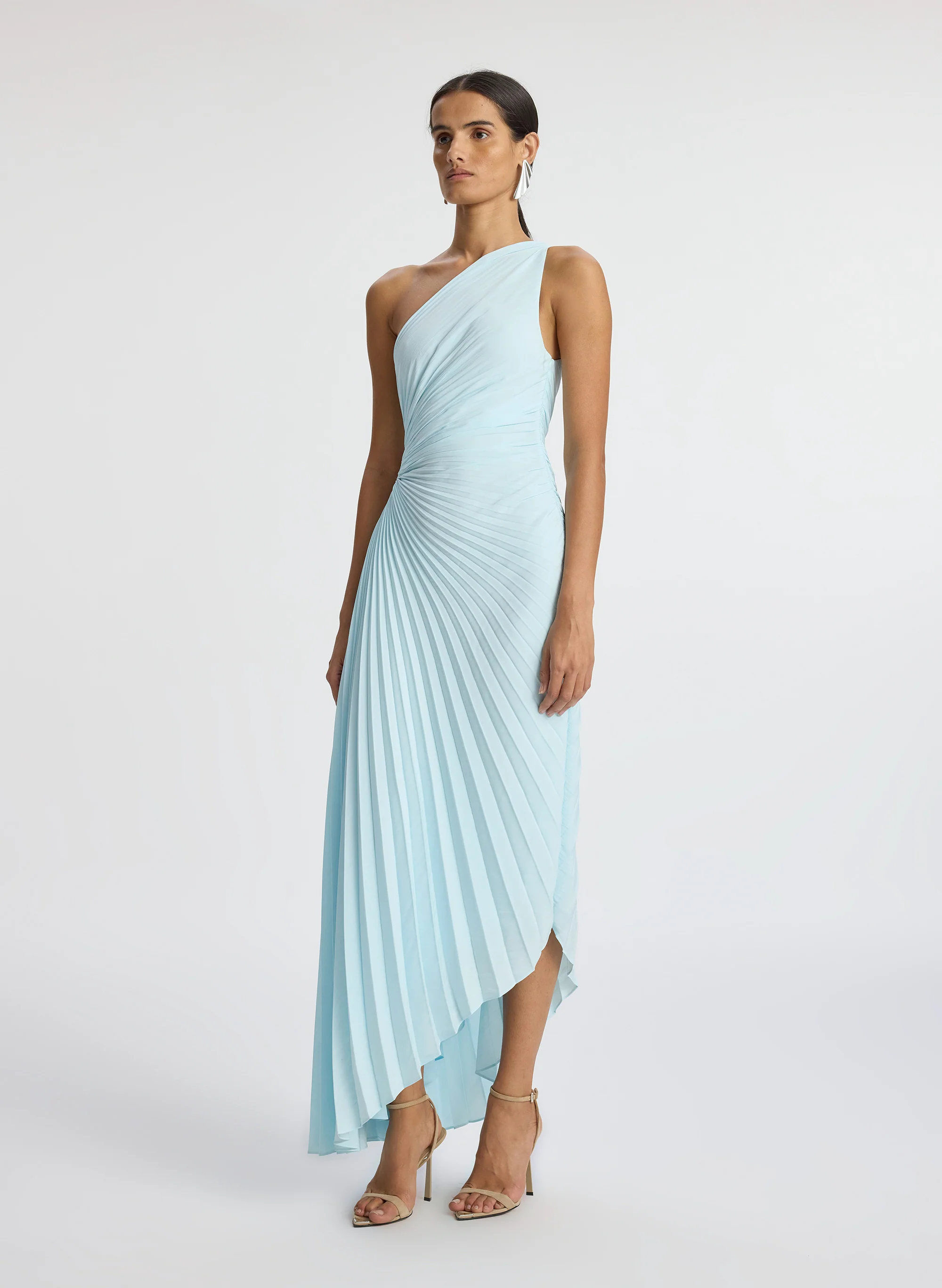 Delfina Matte Pleated Dress - luluinthesky