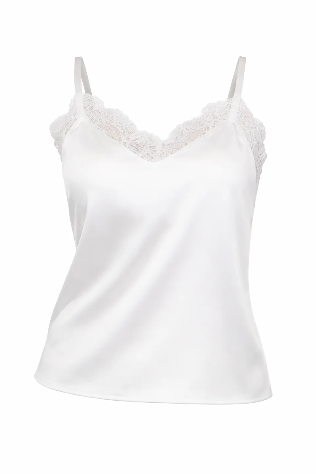 Satin & Lace Tank Top