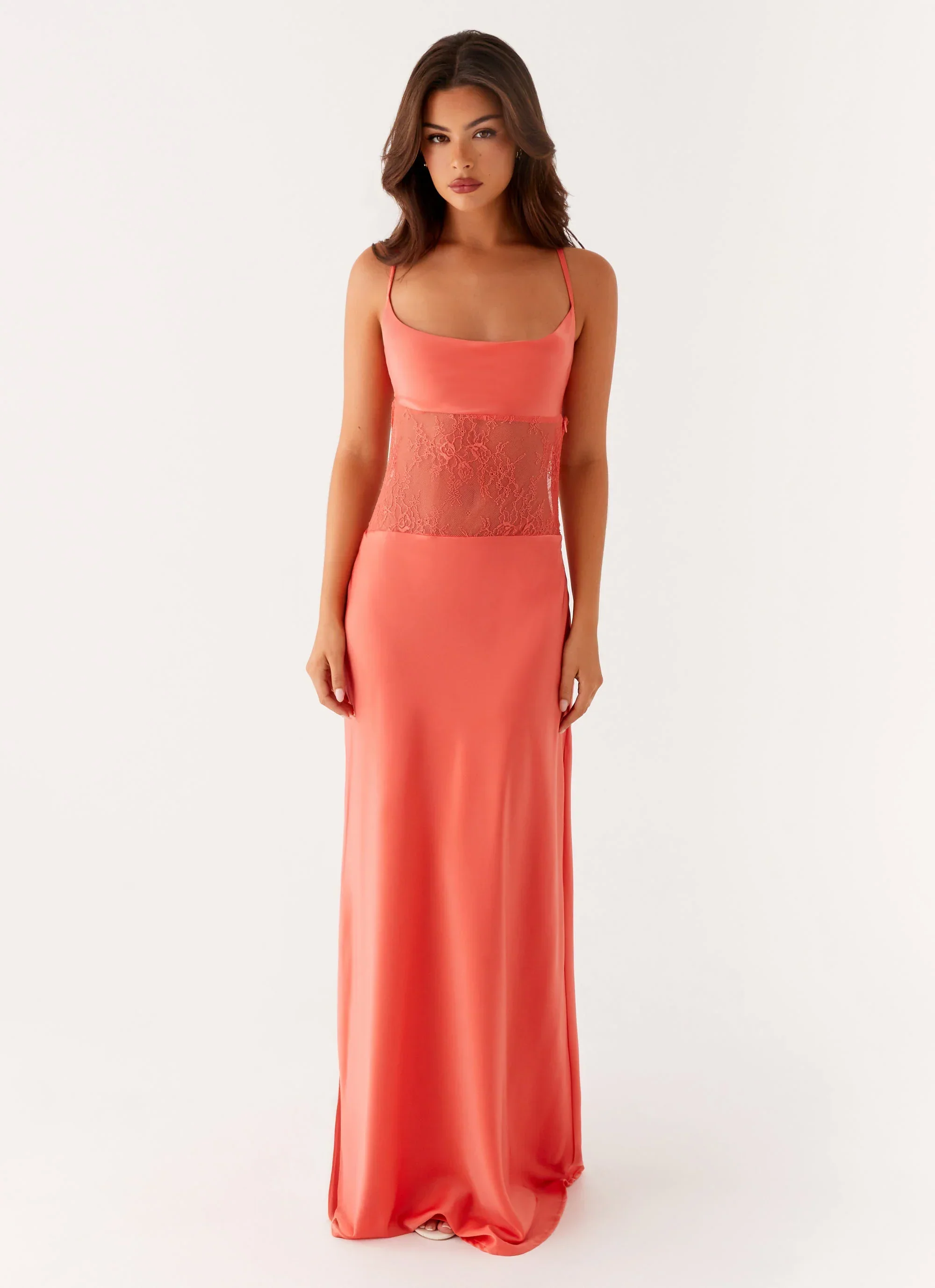 Shae Maxi Dress - Tangerine - luluinthesky