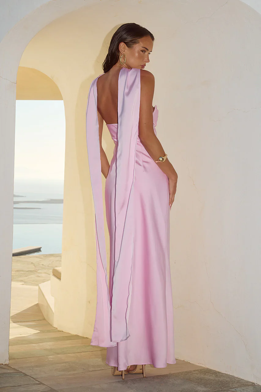 Madeleine Strapless Maxi Dress - luluinthesky