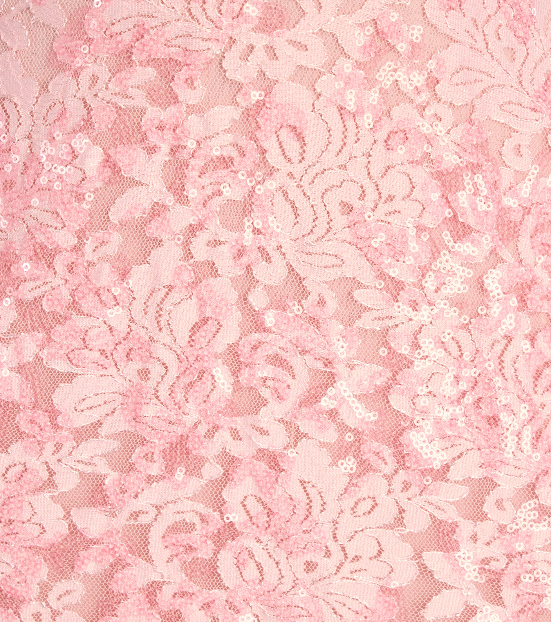 Maryam Sequin Lace A-Line Mini Dress