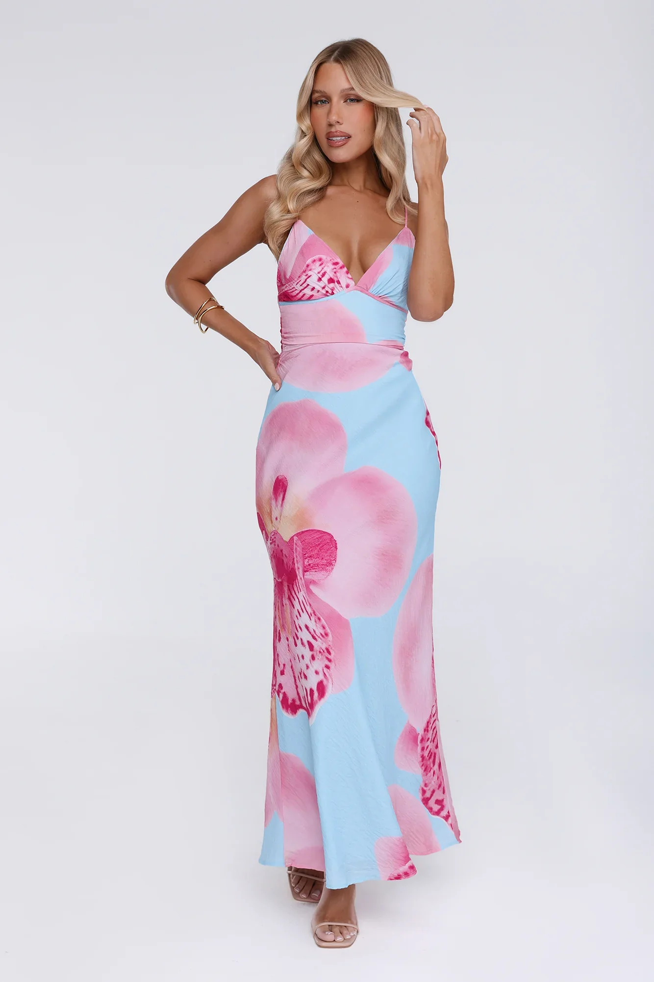 Glow Within Reach Maxi Dress Blue