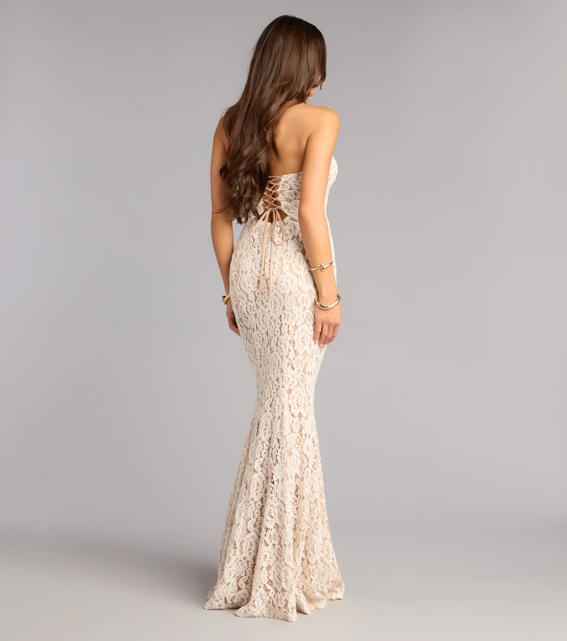 Isabelle Lace Sweetheart Mermaid Formal Dress