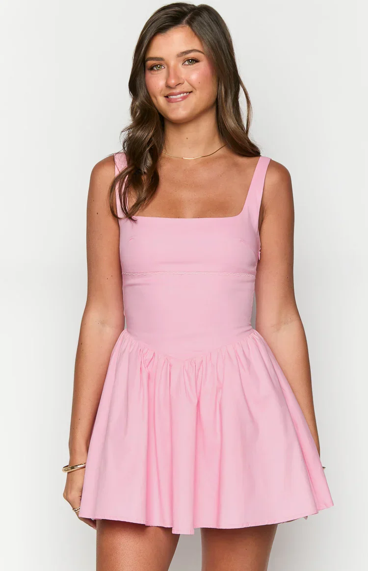 Travis Pink Mini Dress