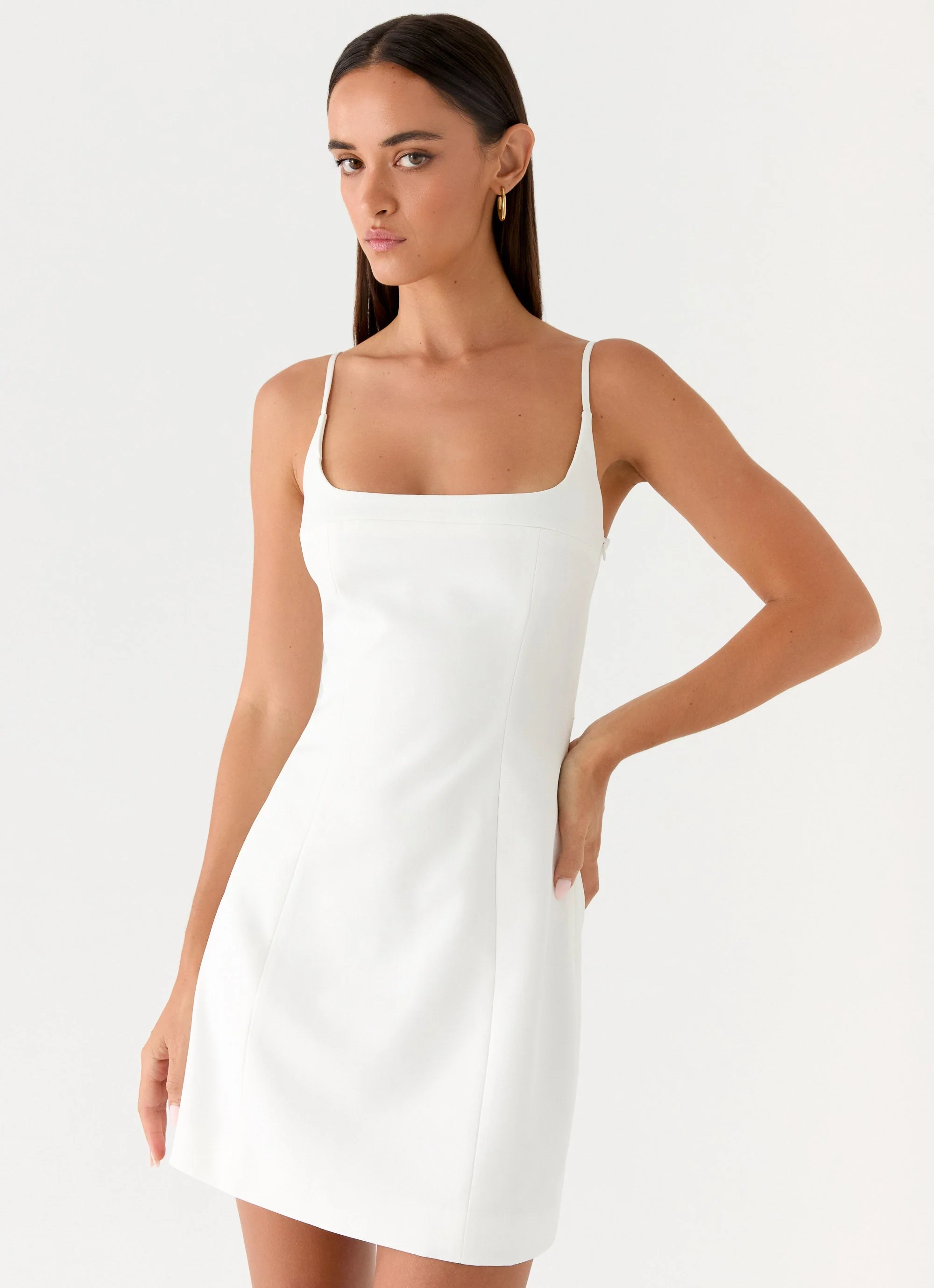 Caelia Mini Dress - White