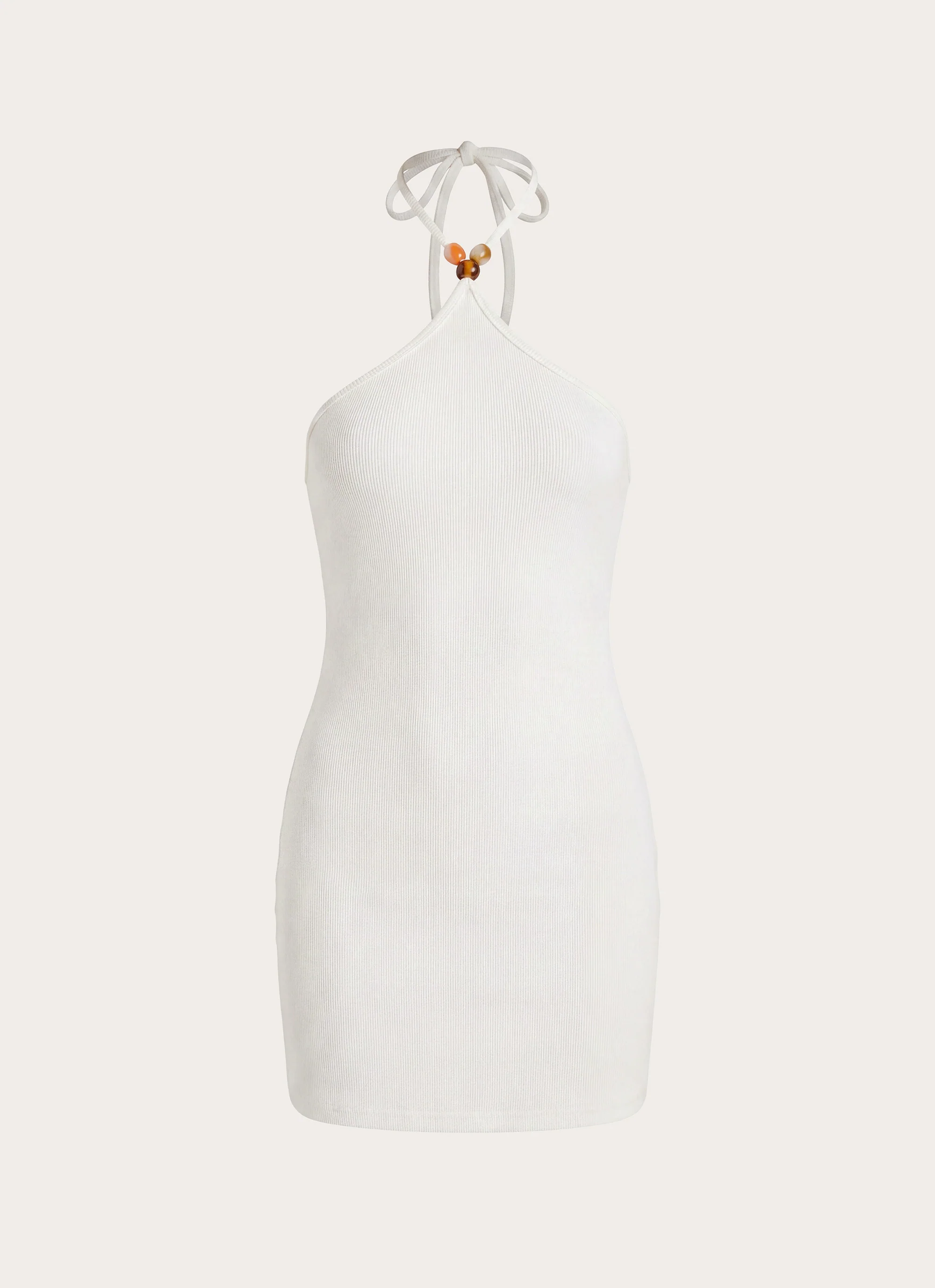 Cocobana Knit Mini Dress - White