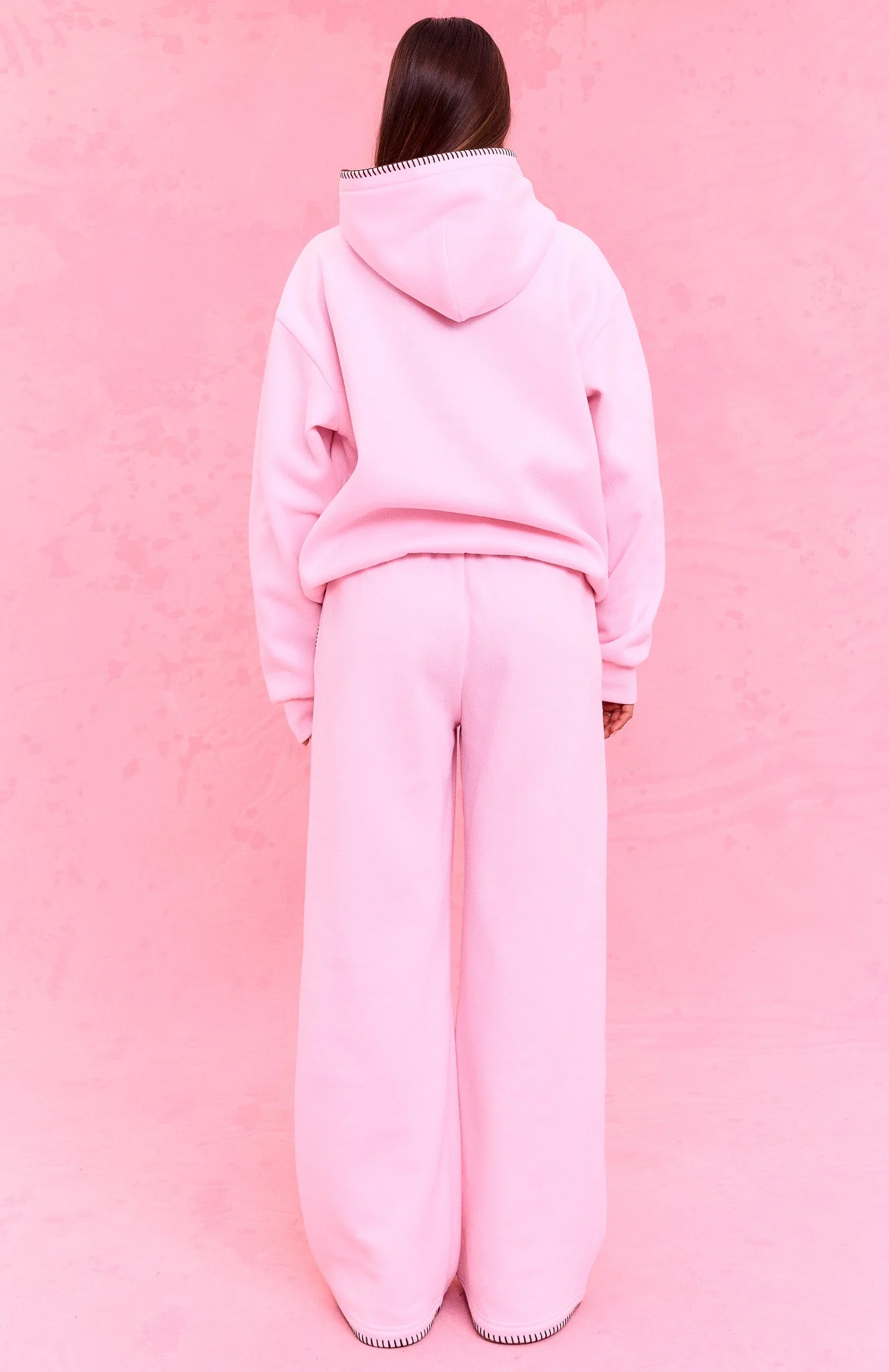 The Social Club Tanya Wide Leg Sweatpants Posy
