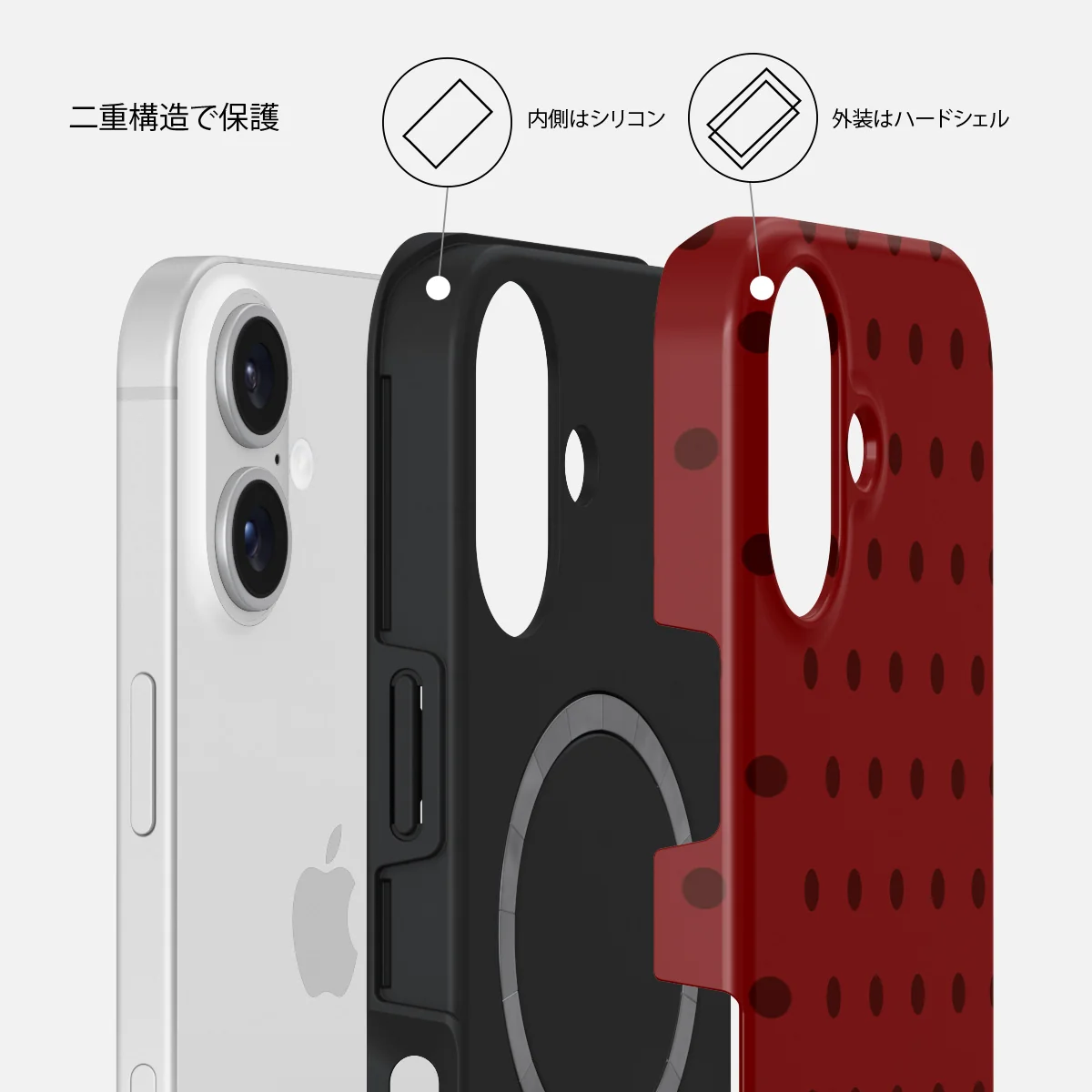Red Velvet - iPhone 16 Plus ケース