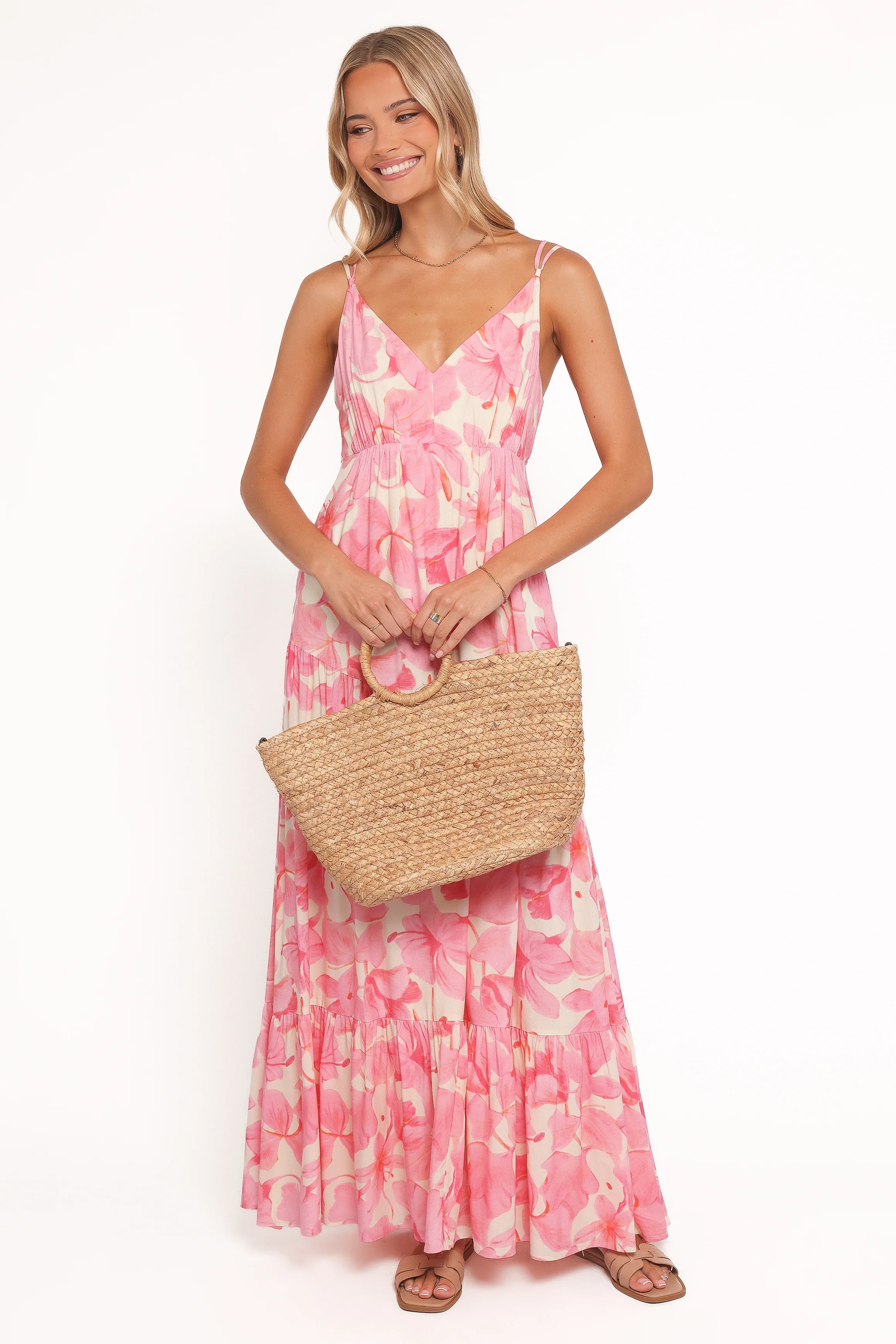 Forbes Maxi Dress - Pink Floral