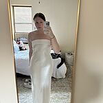Coolness Calling Satin Maxi Dress White - luluinthesky