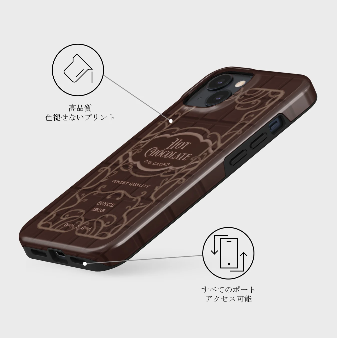 Hot Chocolate - iPhone 13 Mini ケース