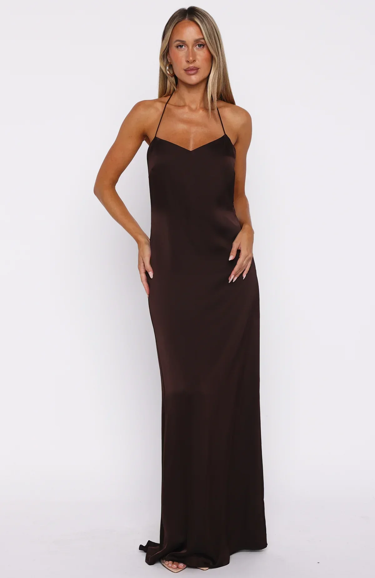 Amore Maxi Dress Dark Chocolate
