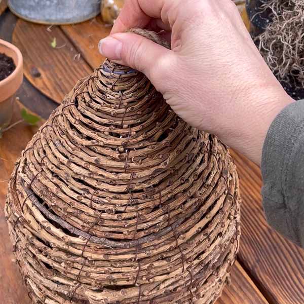 Grapevine Bee Skeps, Set of 2