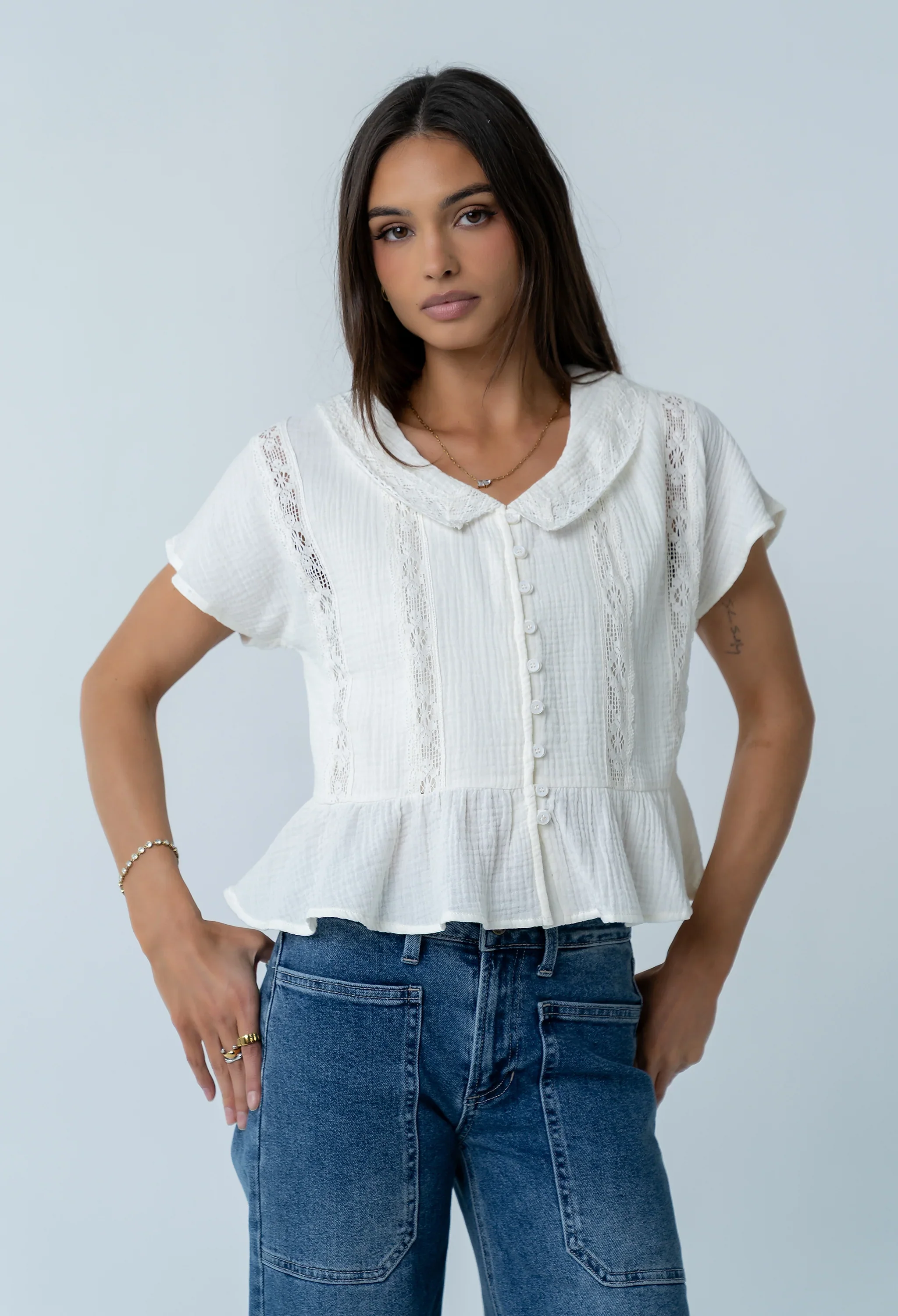 Frida Collared Blouse