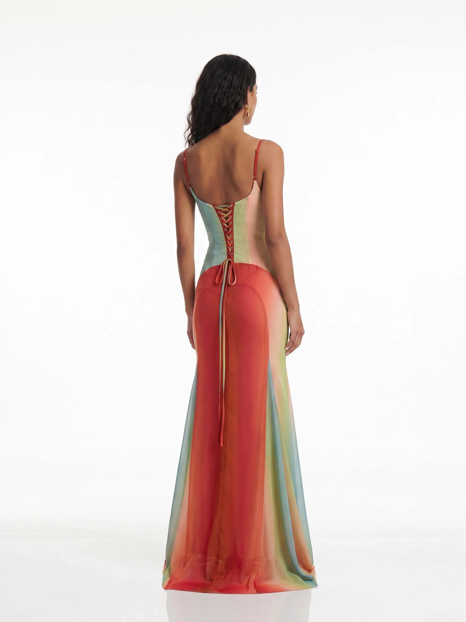 Gradient Color Maxi Dress