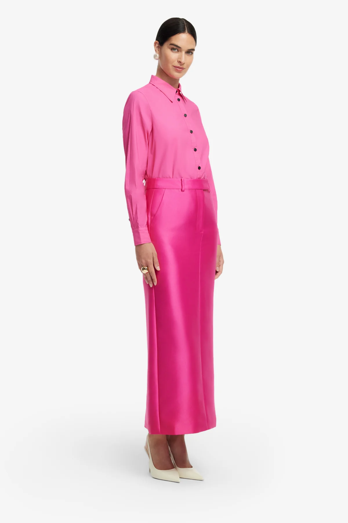 Rosaline Shirt - Hot Pink