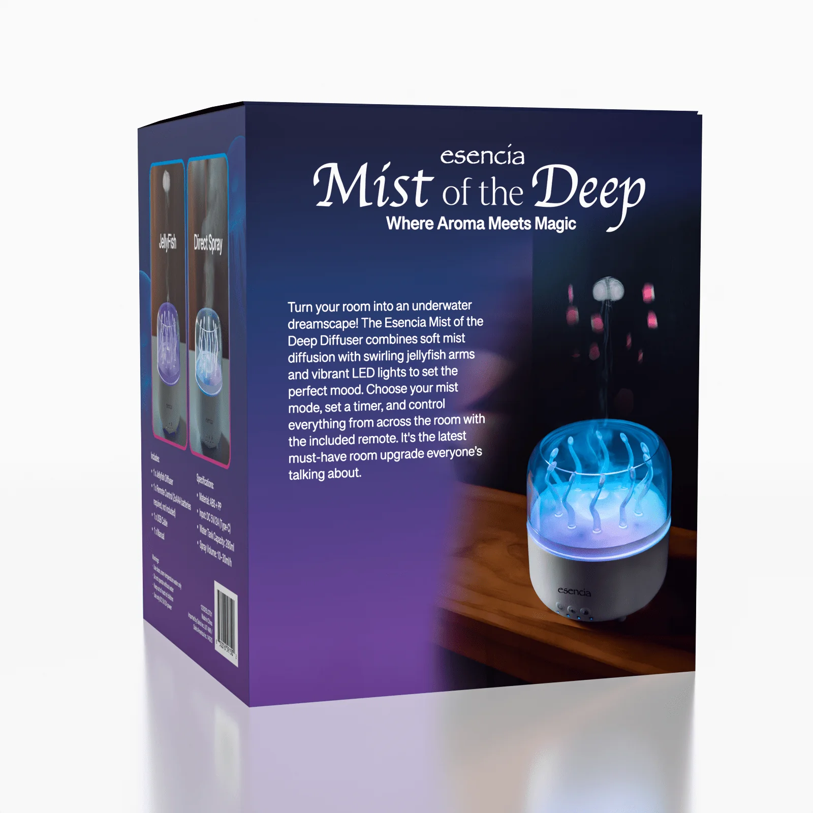 Esencia Mist of the Deep Jellyfish Essential Oil Diffuser (280mL)