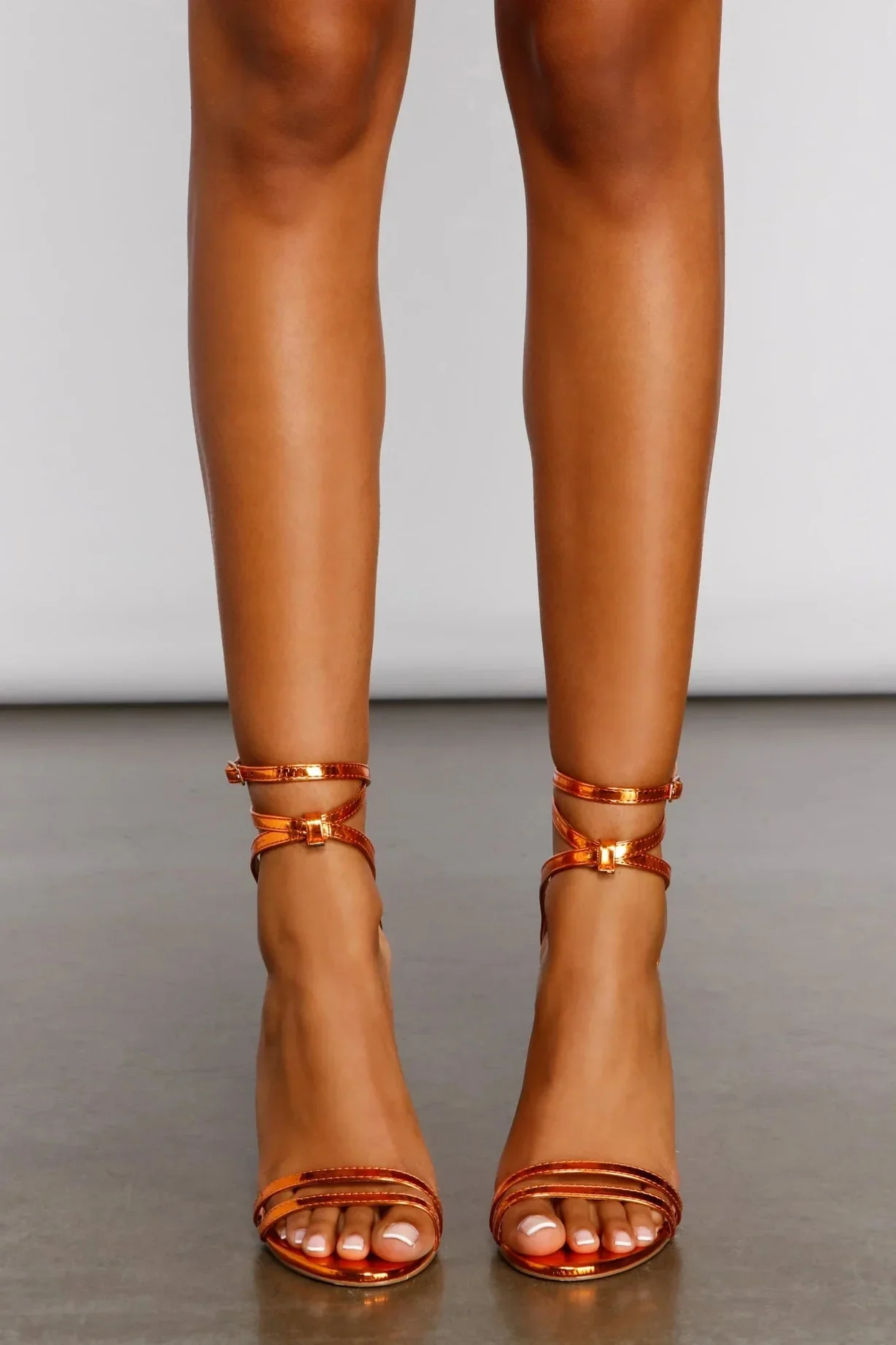 Bold BB Metallic Stiletto Heels