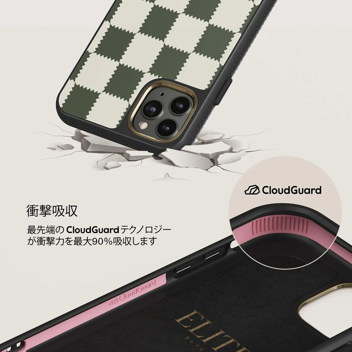Retro Grid - iPhone 11 Pro Max ケース