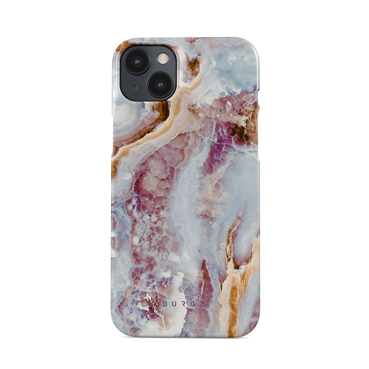 Frozen Leaves - Cute Marble iPhone 13 ケース