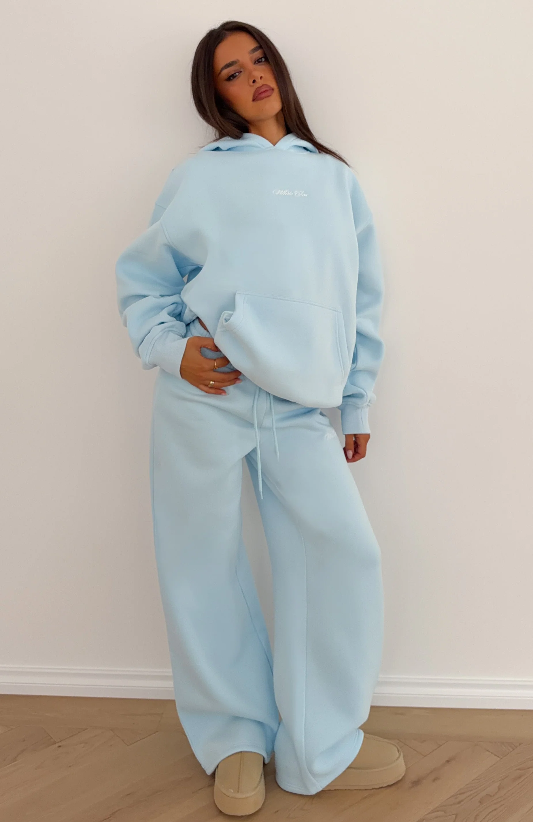 Wishing For It Oversized Hoodie Blue