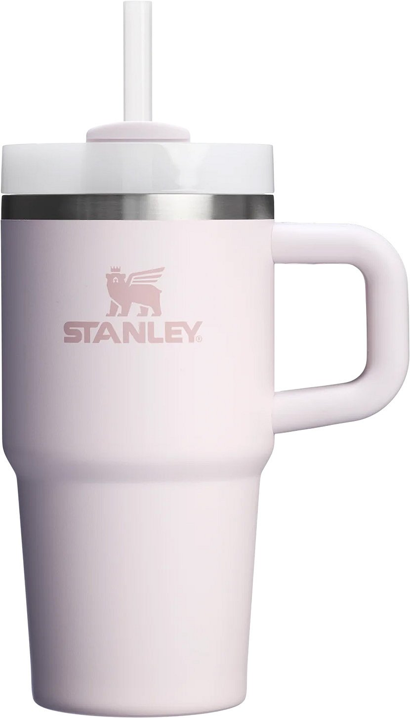 Stanley 20 oz. Quencher H2.0 FlowState Tumbler with Handle - Rose Quartz 2