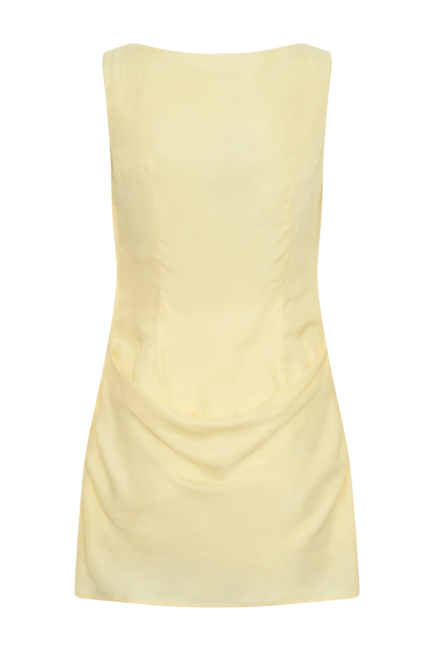 Bexley Draped Mini Dress - Butter