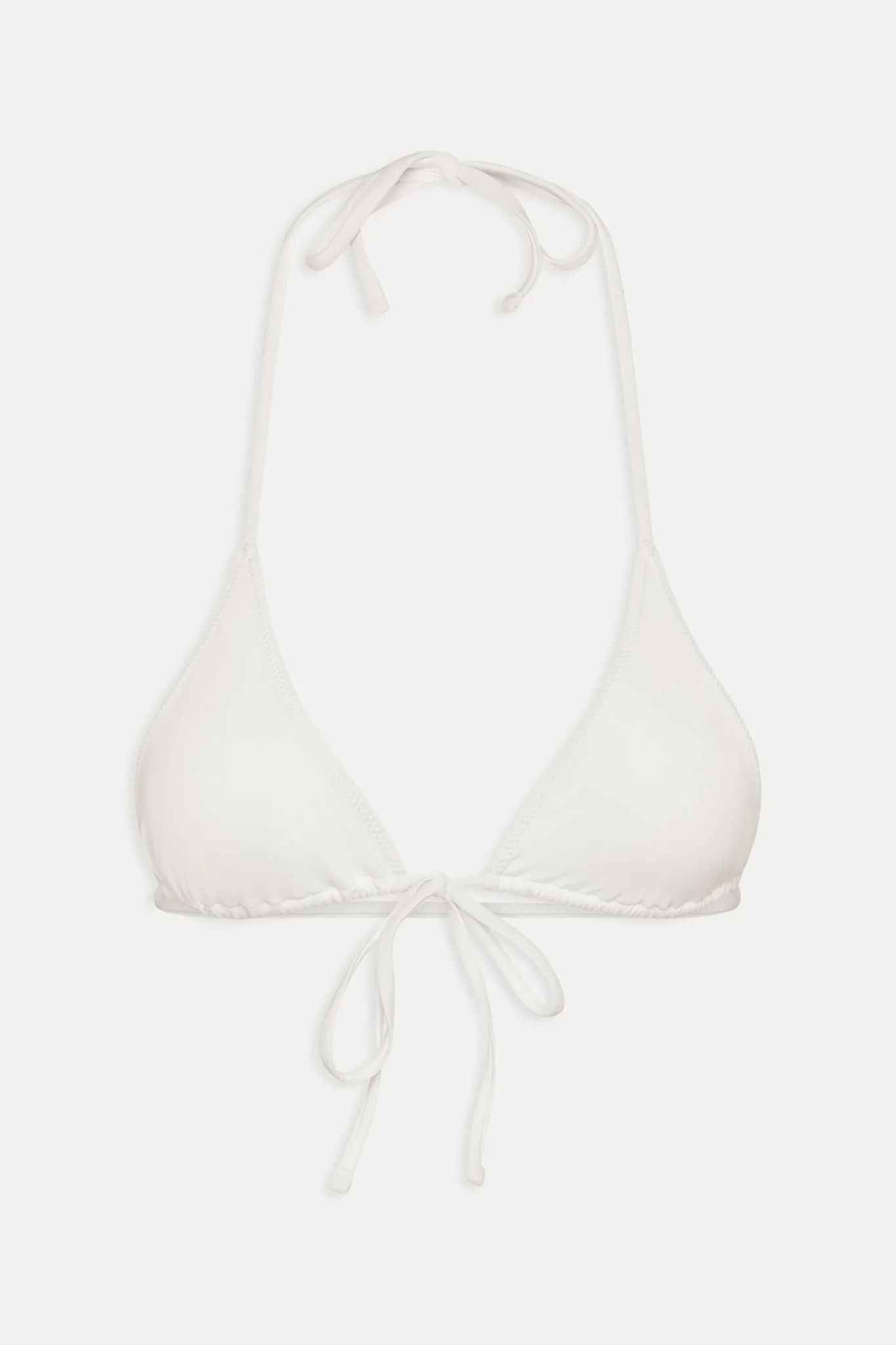 Paradise Halter Bikini Top - Optic White