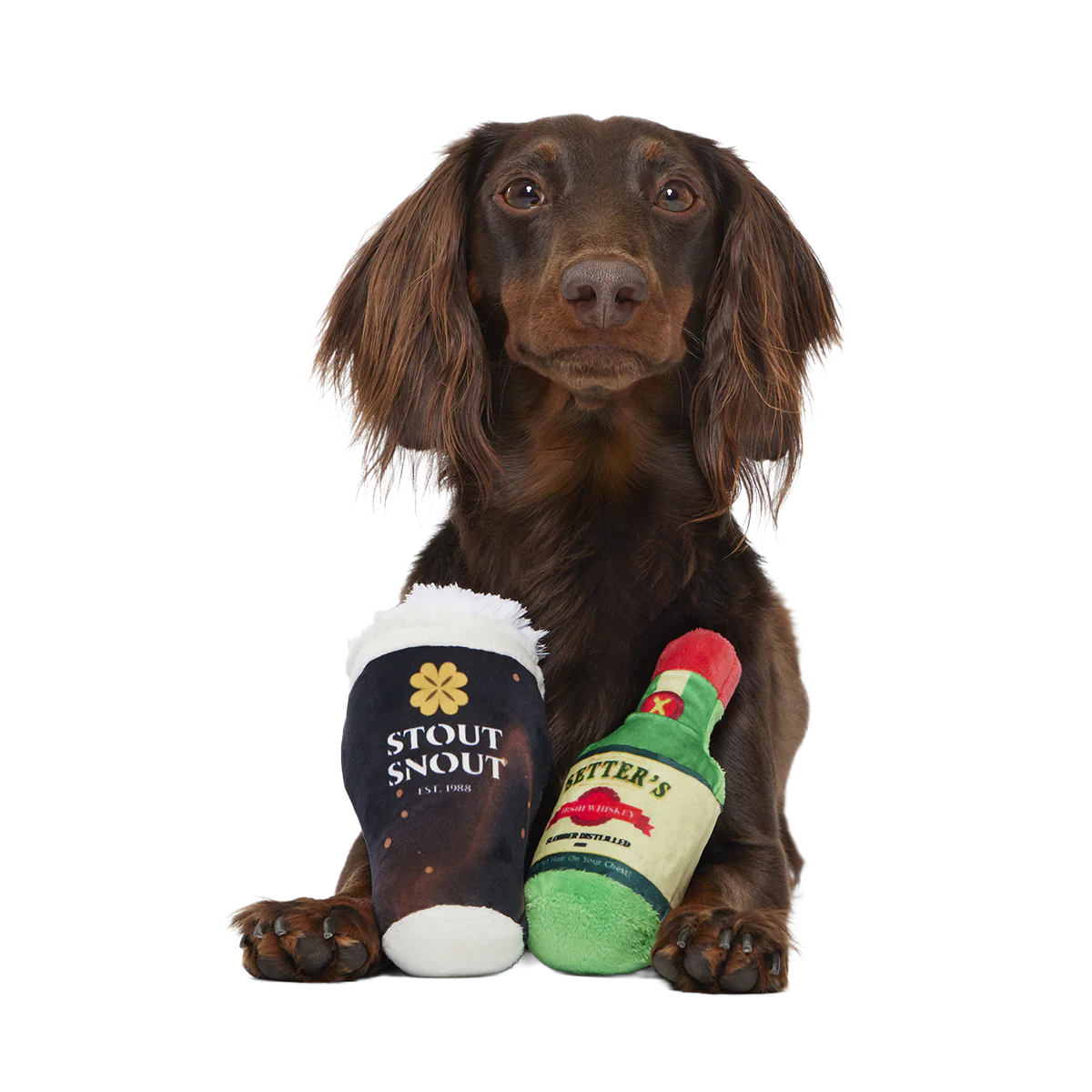 Wee Nip & Sip Plush Multi-Part Dog Toy