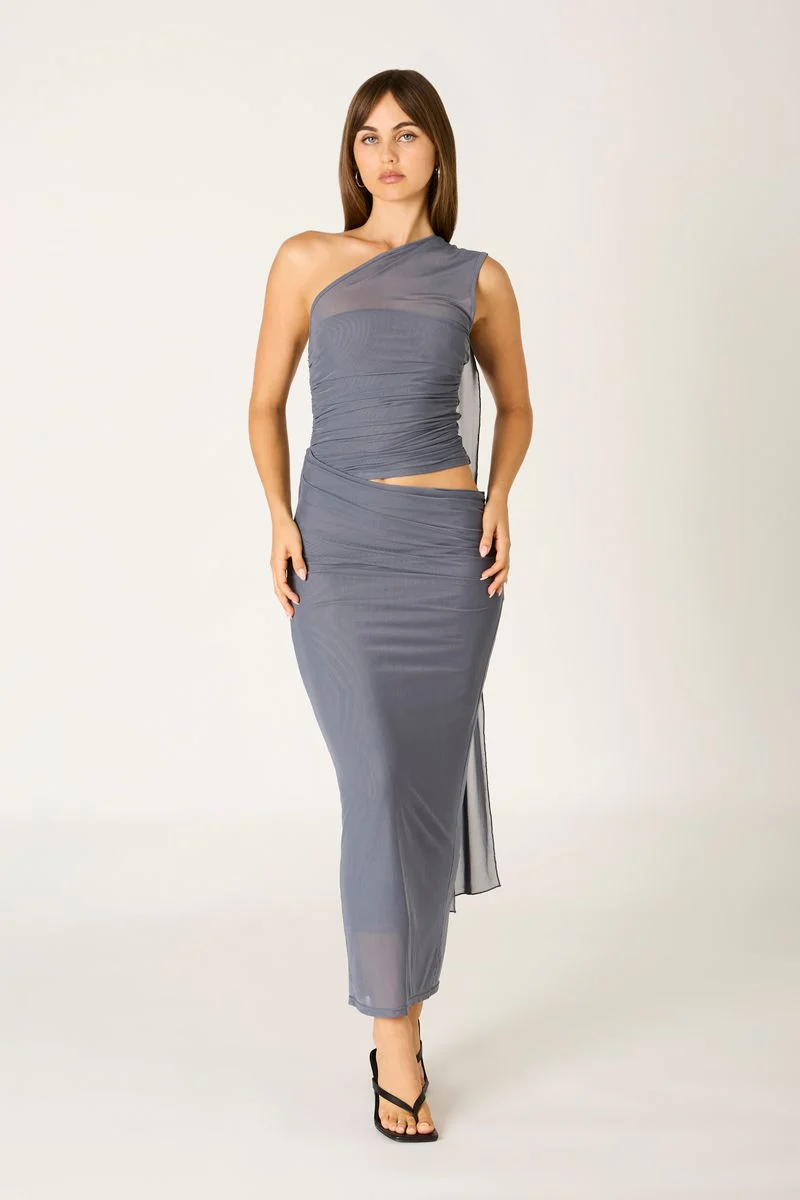 Mesh Maxi Dress