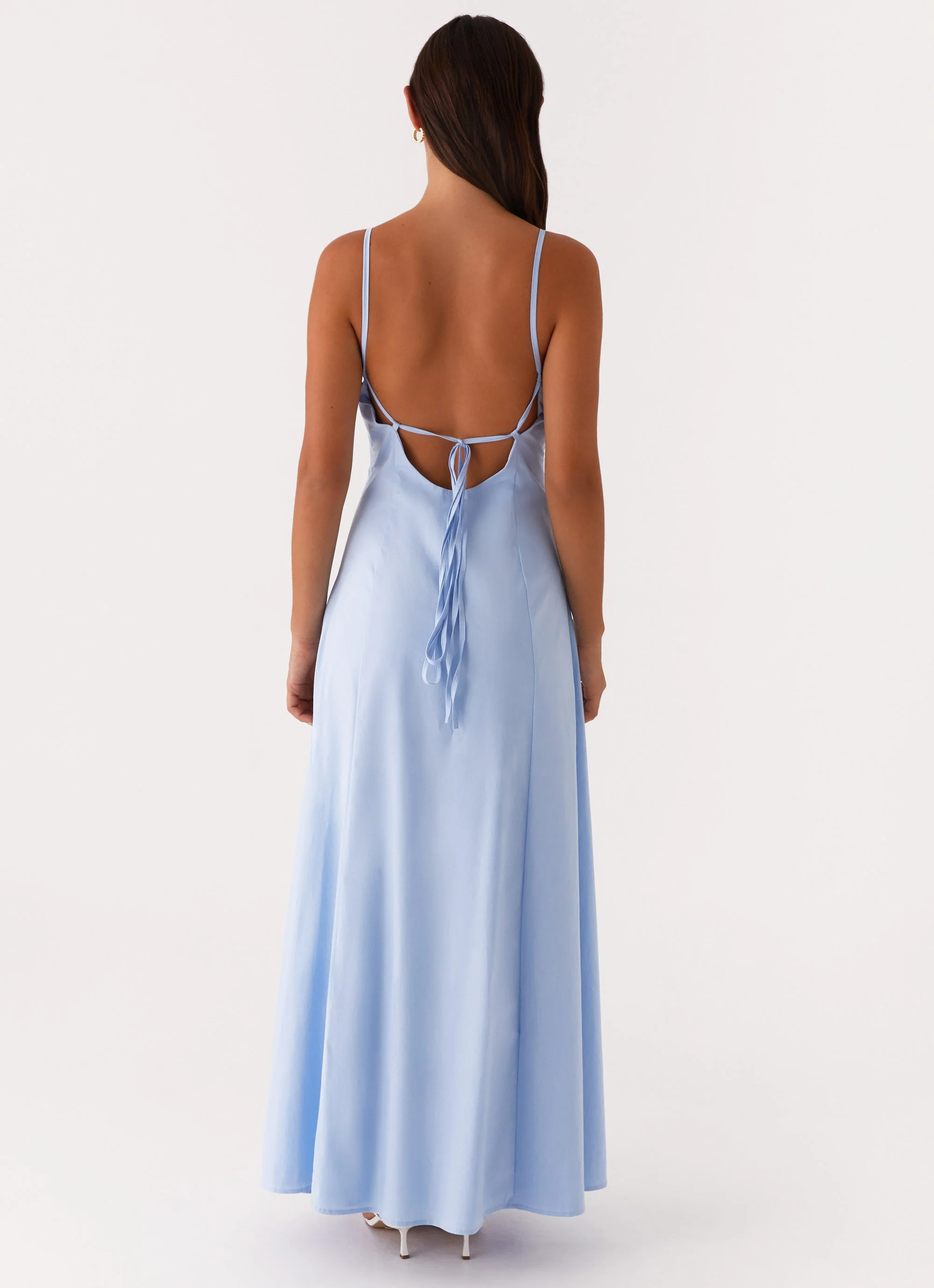 Clear As Day Maxi Dress - Blue - luluinthesky