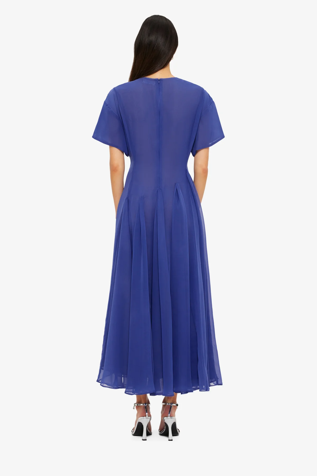 Desiree Embellished Midi Dress - Sapphire