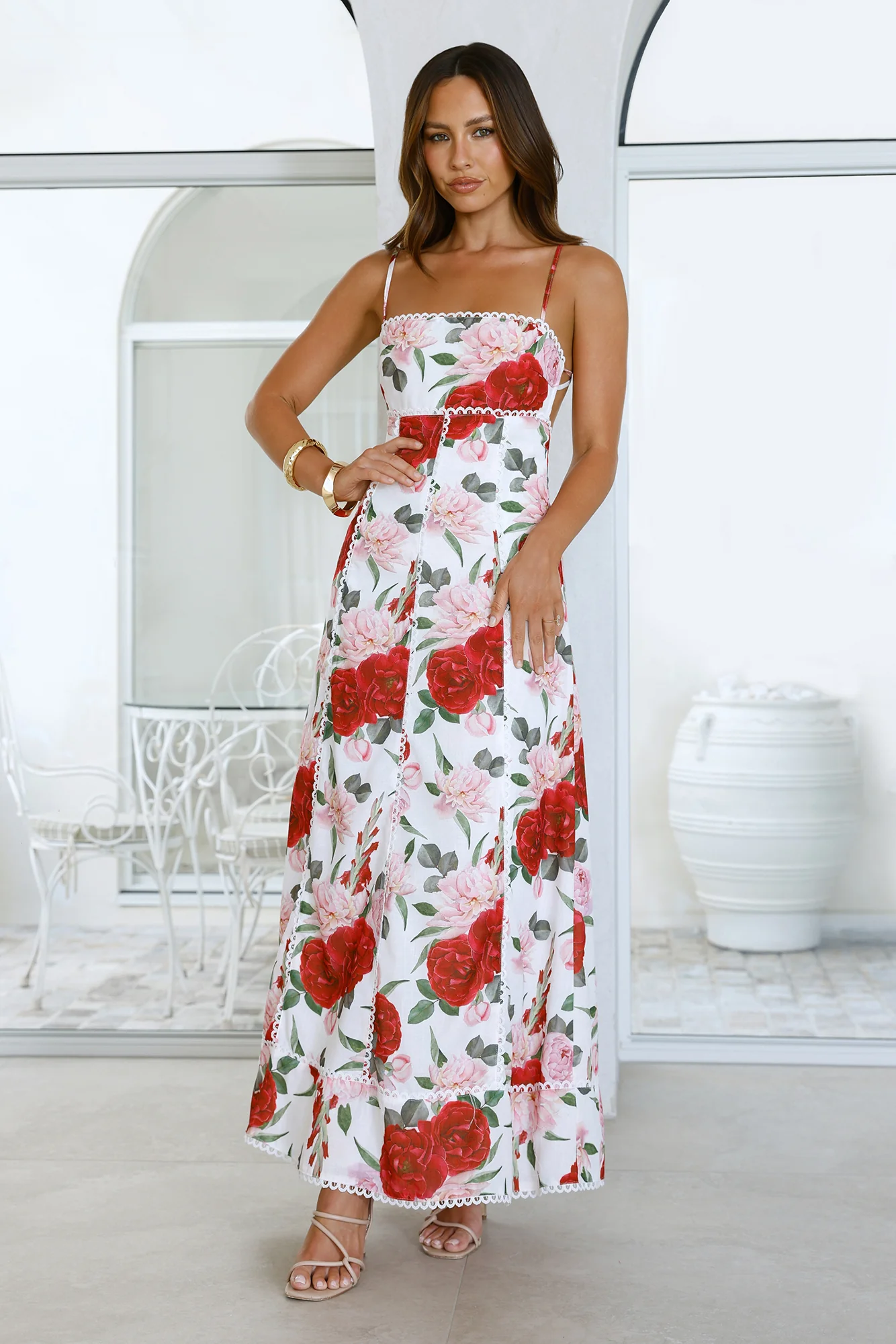 Softly Held Maxi Dress Floral