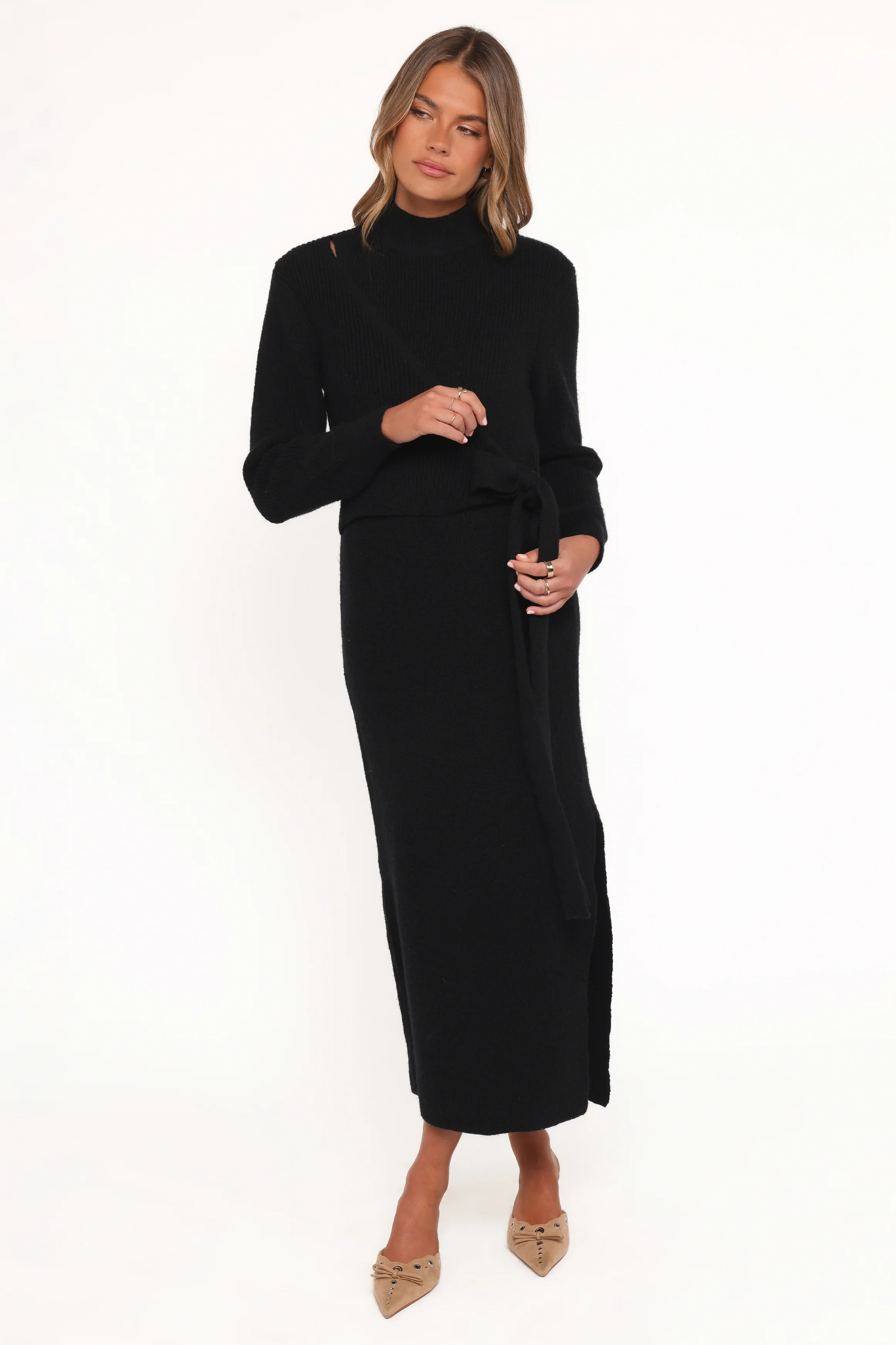 Aerin Knit Dress - Black