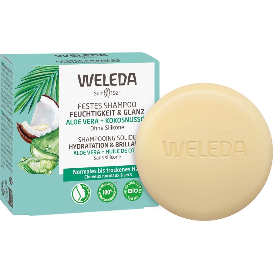 WELEDA Shampoo Stały szampon nawilżający i nabłyszczający