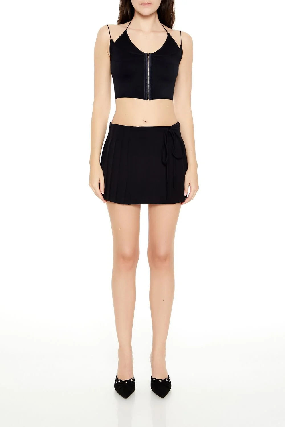 Seamless Halter Cropped Cami