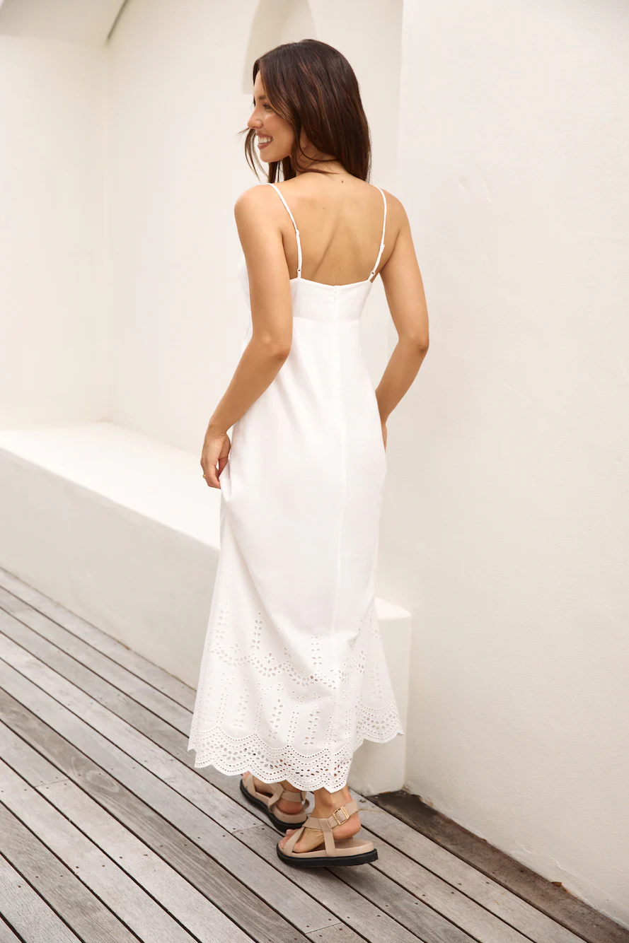 FORTUNATE ONE Angelic Maxi Dress White