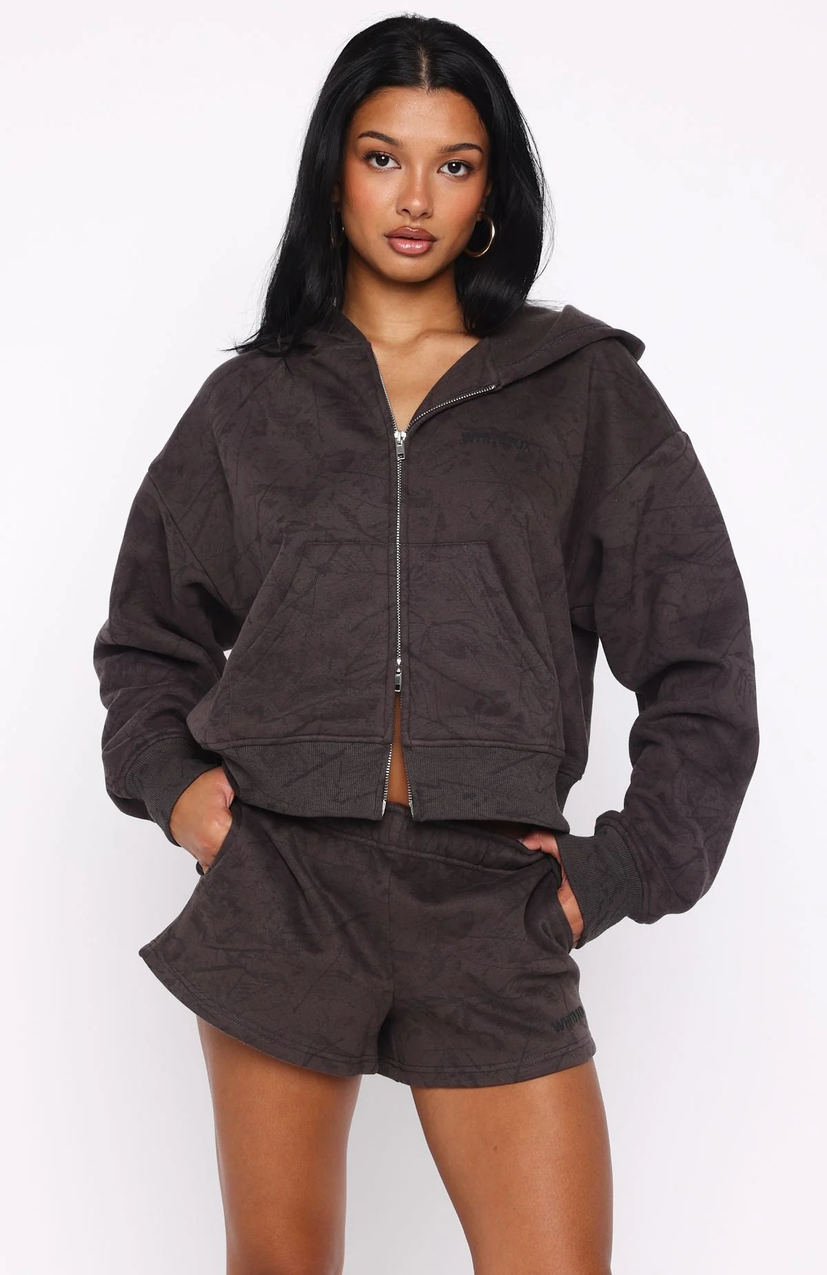 Hiding Away Lounge Shorts Dark Camo