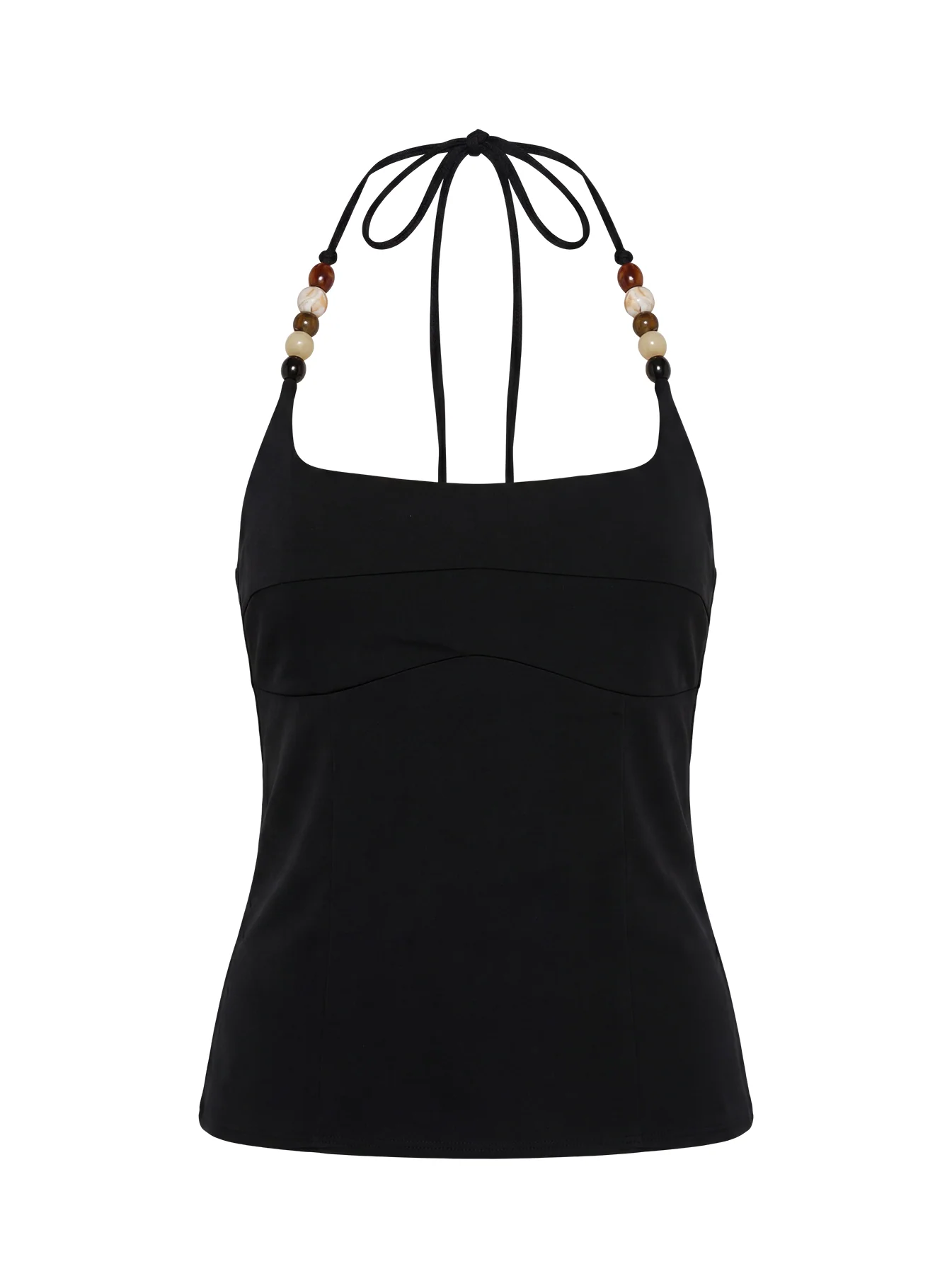 Cherise Bead Detail Top Black