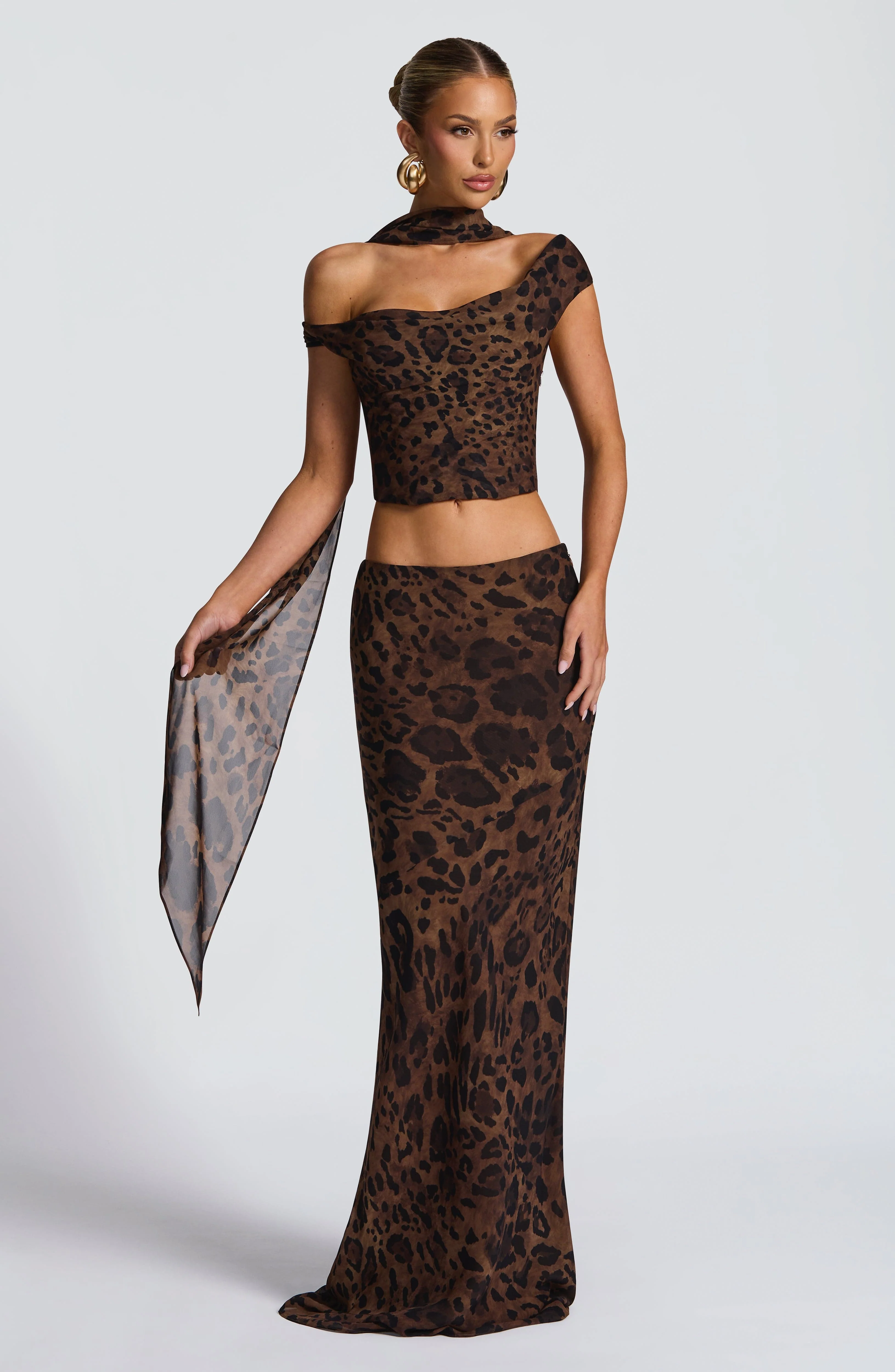 Chrysoula Maxi Skirt - Leopard Print