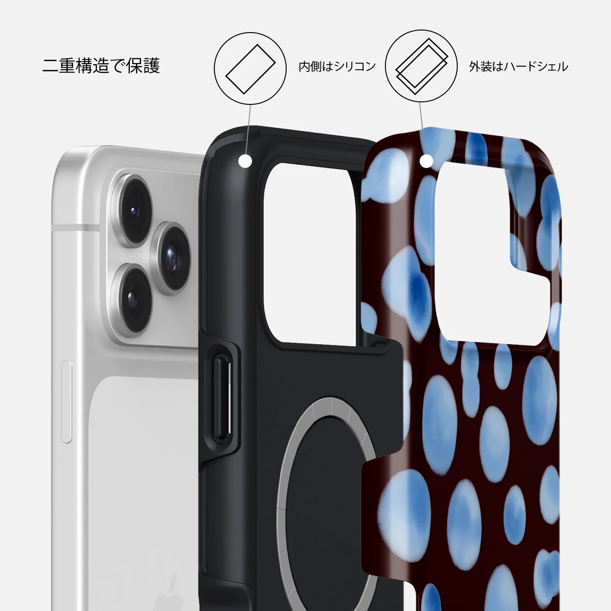 Bubble Bath - iPhone 17 Pro ケース