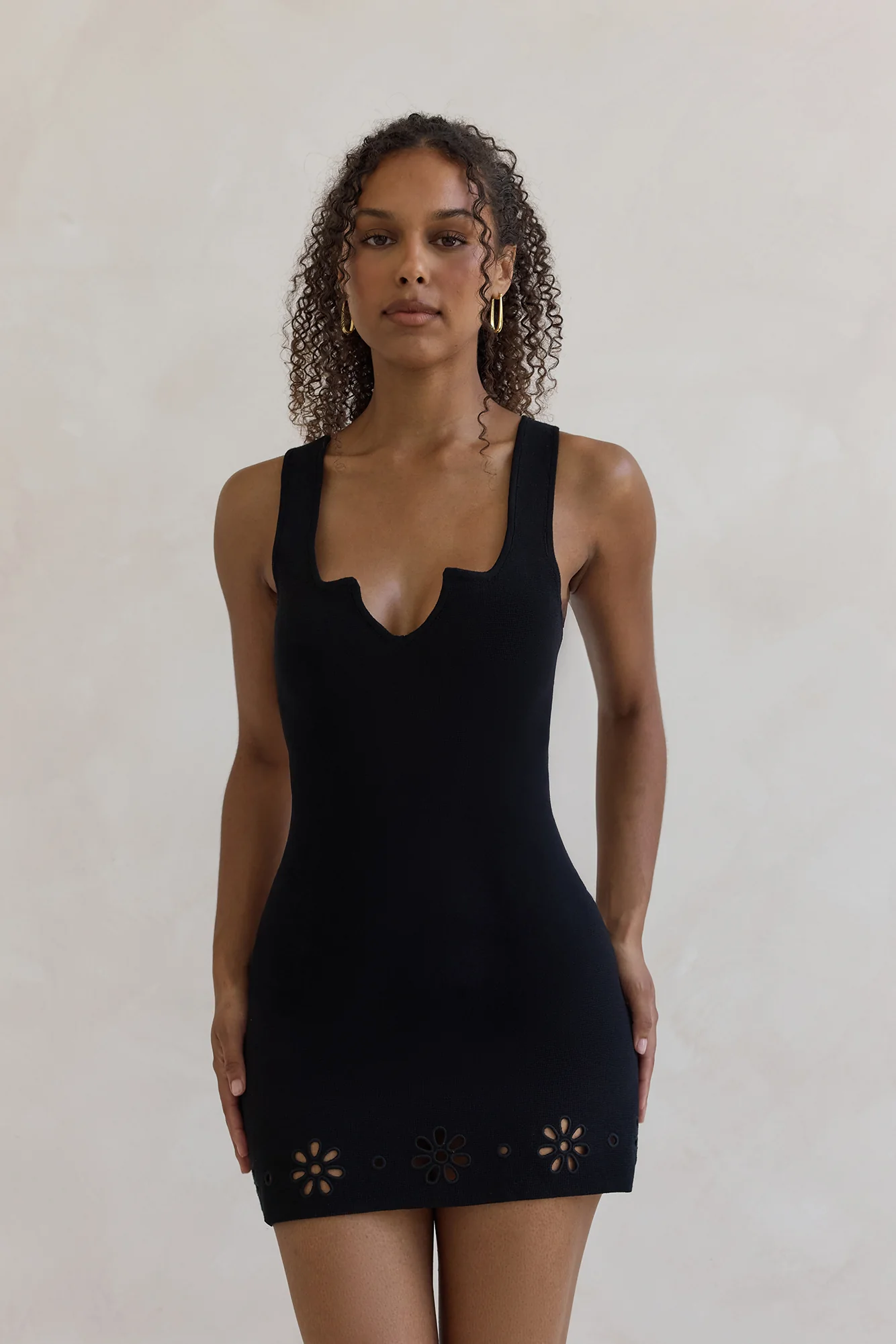 Soft Girl Agenda Mini Dress Black - luluinthesky