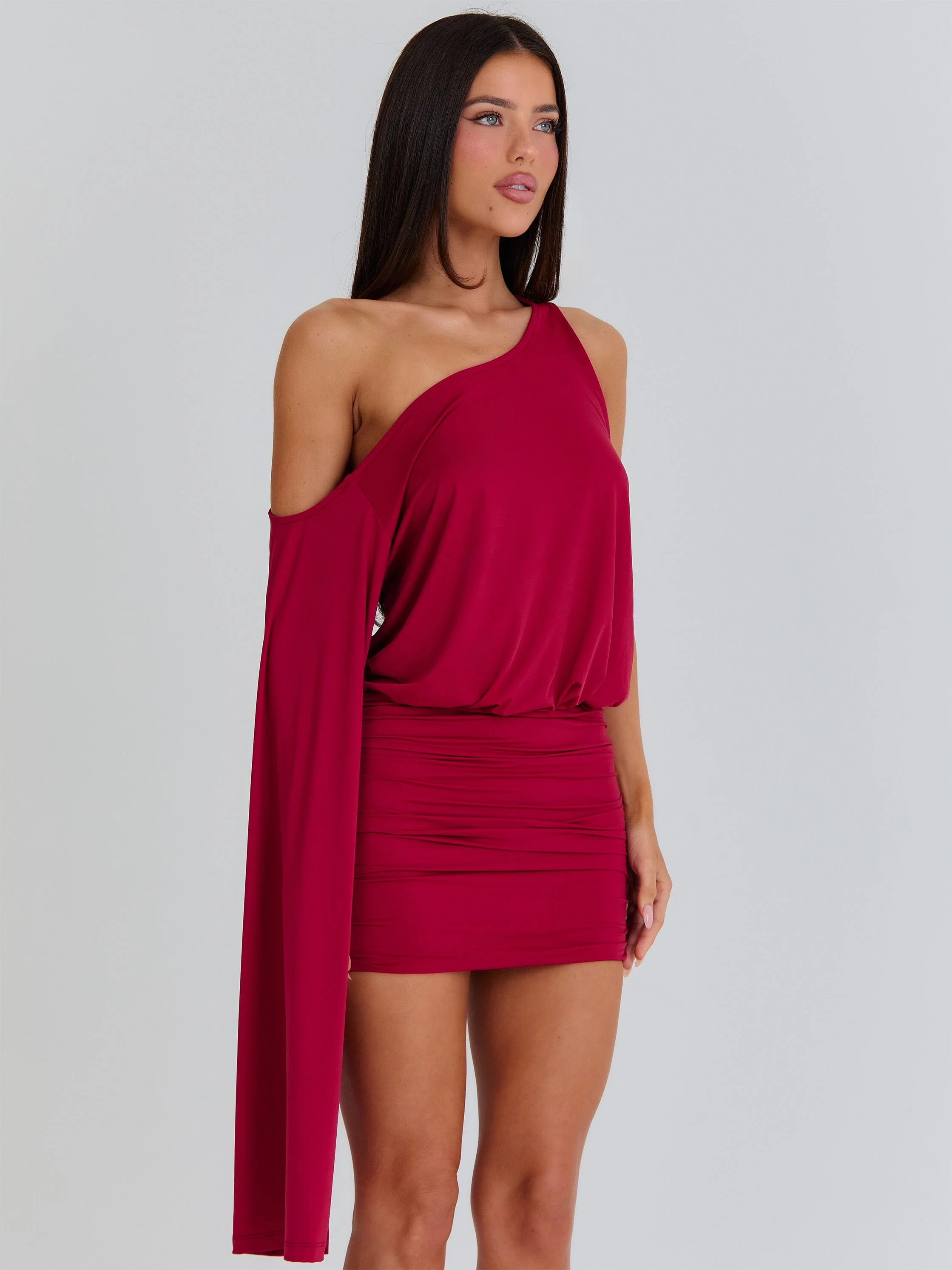 KATHRIN MINI DRESS RED