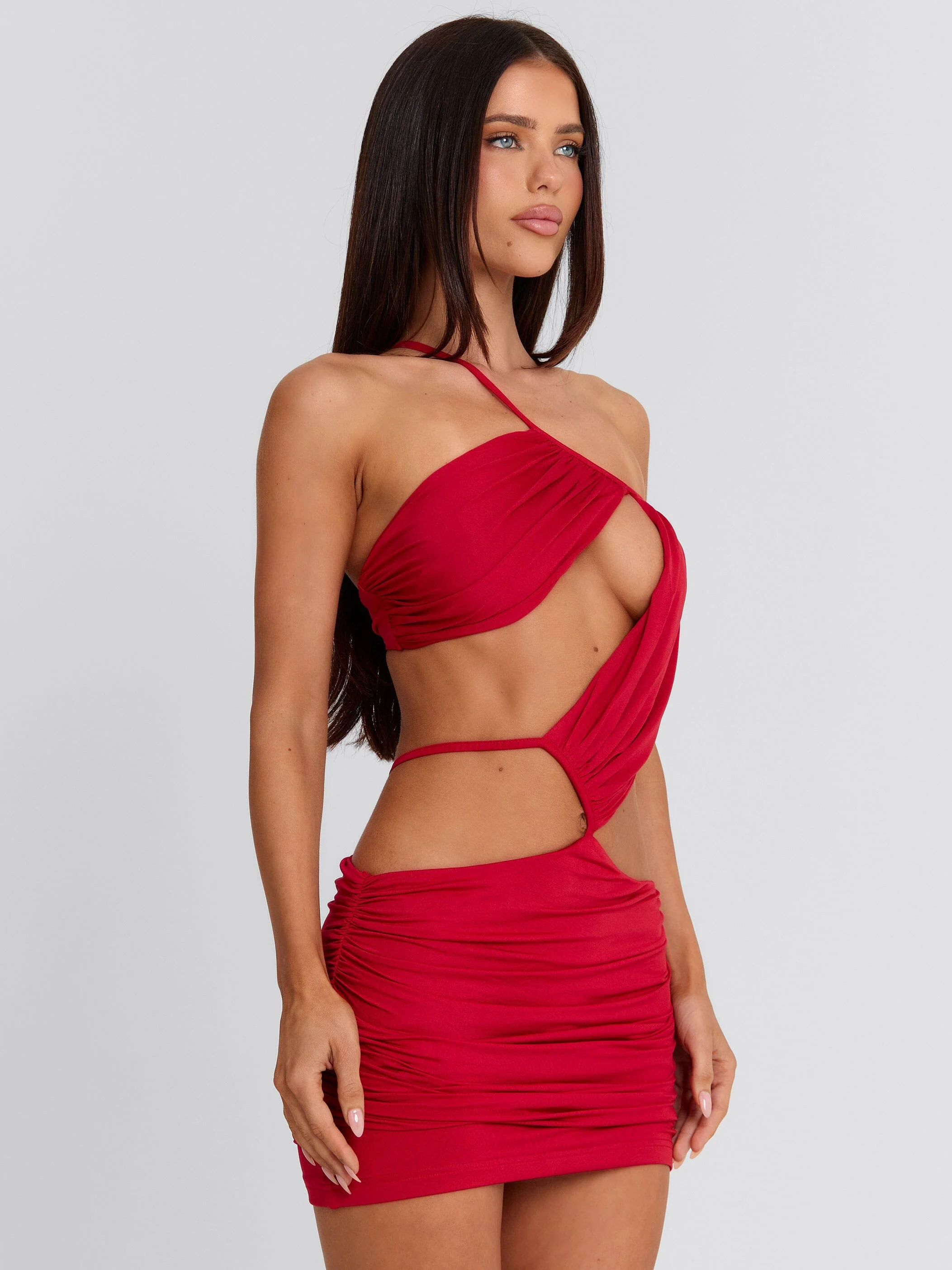 Celine Mini Dress Red