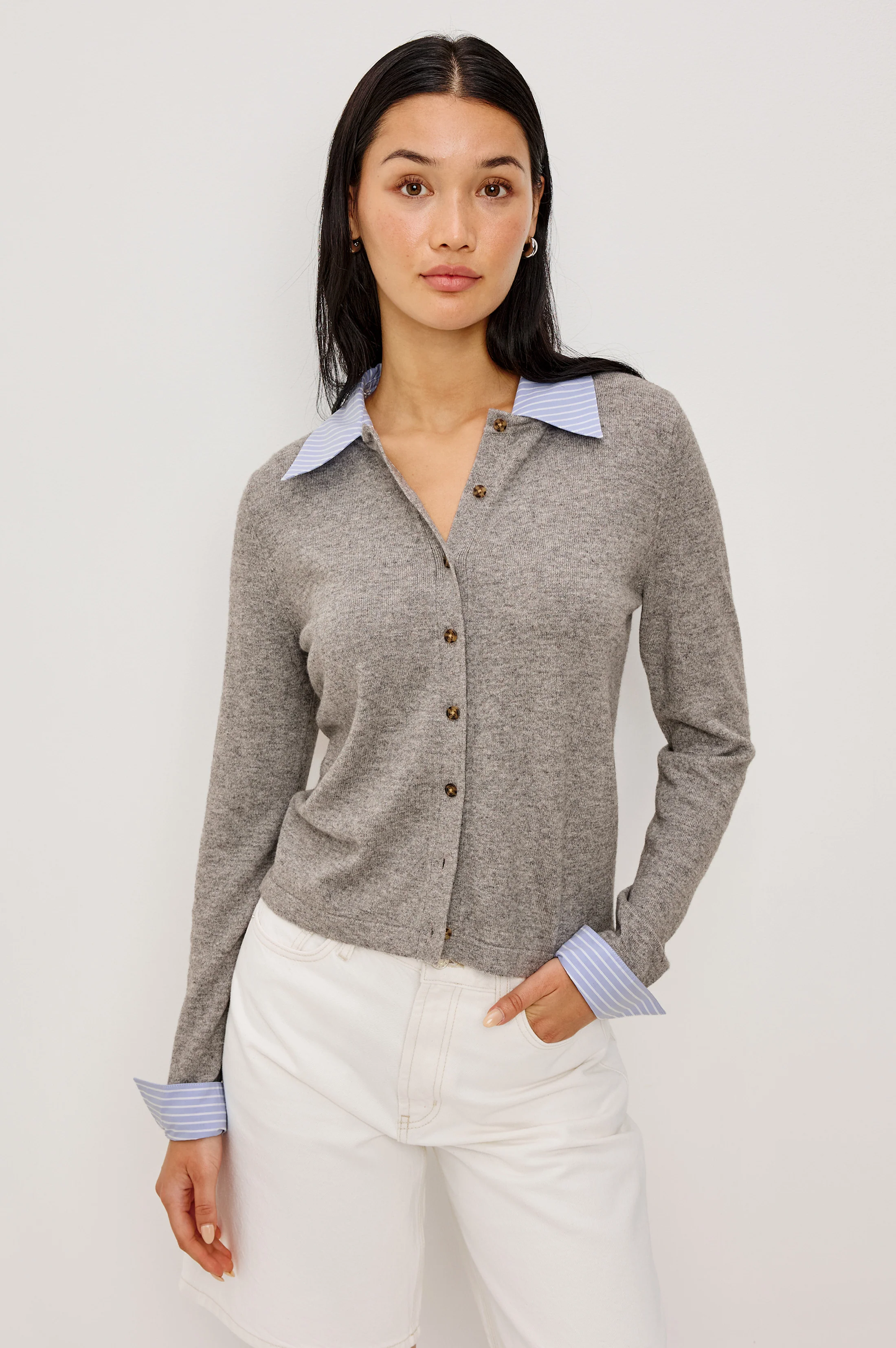 Eryn Cardigan - Heather Grey