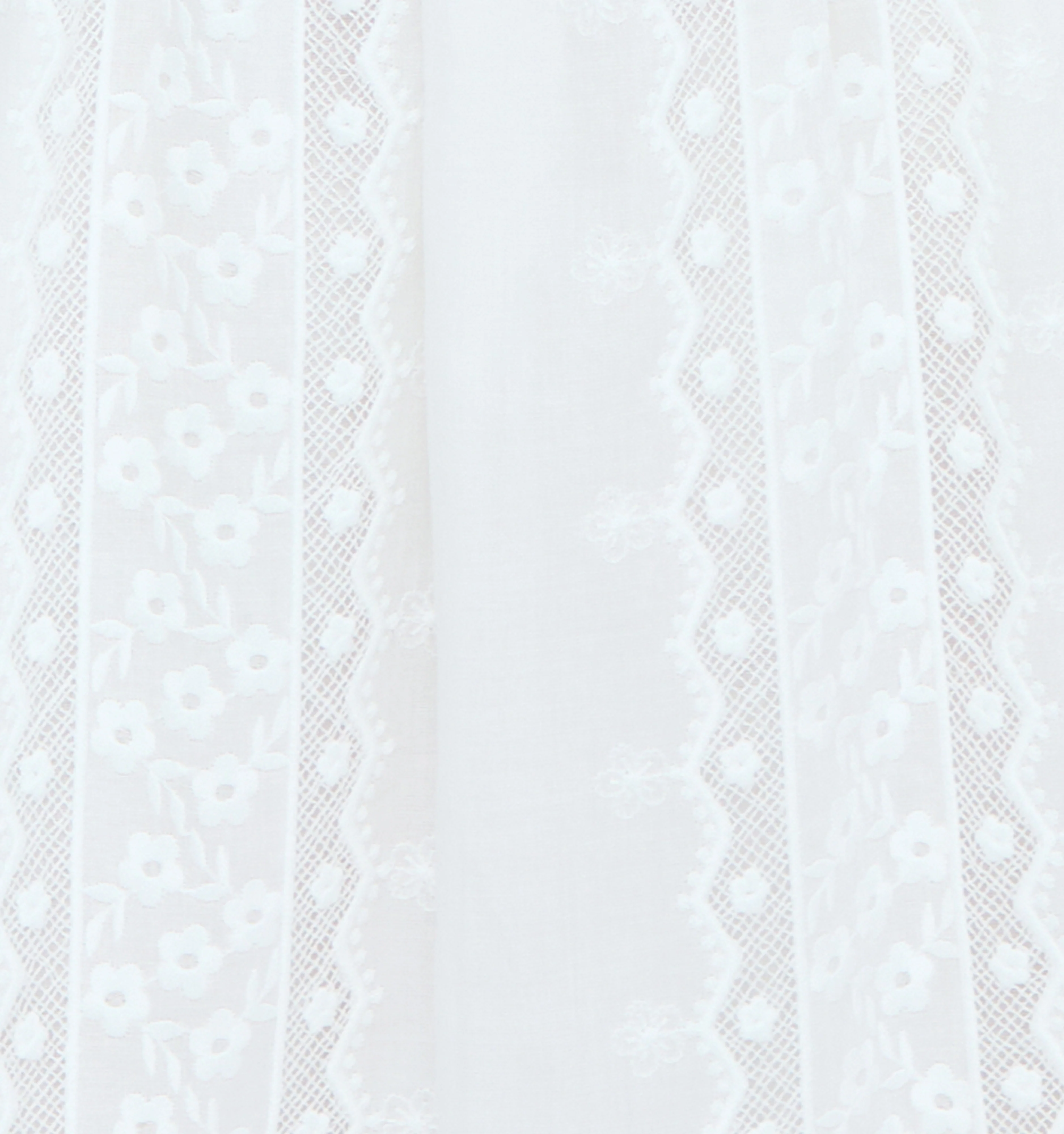 The Rosetta Nap Dress - White Broderie Voile